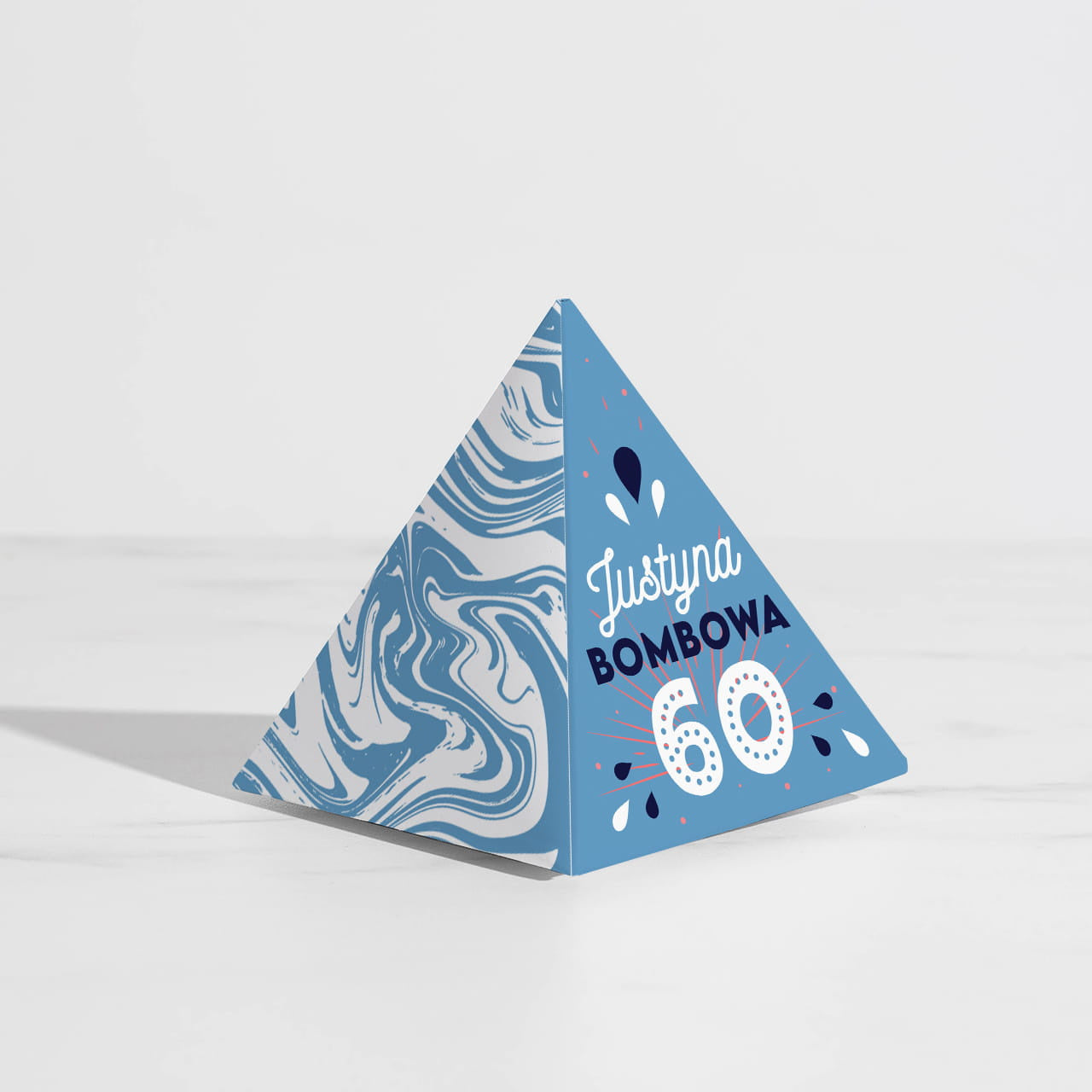 Personalizowana kula do kąpieli - drobiazg na 60 urodziny bomba do kąpieli kula kąpielowa upominek na 60 urodziny