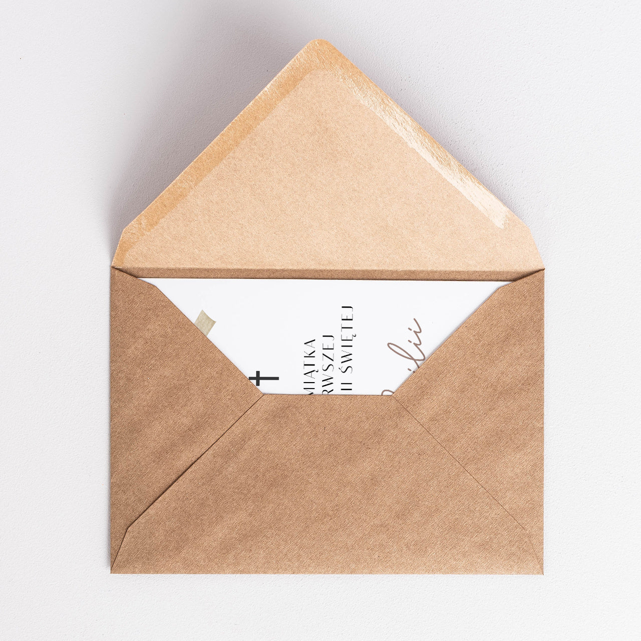 Kartka dla dziewczynki na Komunię Świętą kartka na Komunię personalizowana kartka komunijna