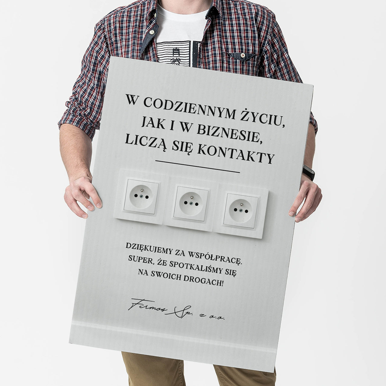 Kartka dla współpracownika - Liczą Się Kontakty - podziękowanie za współpracę