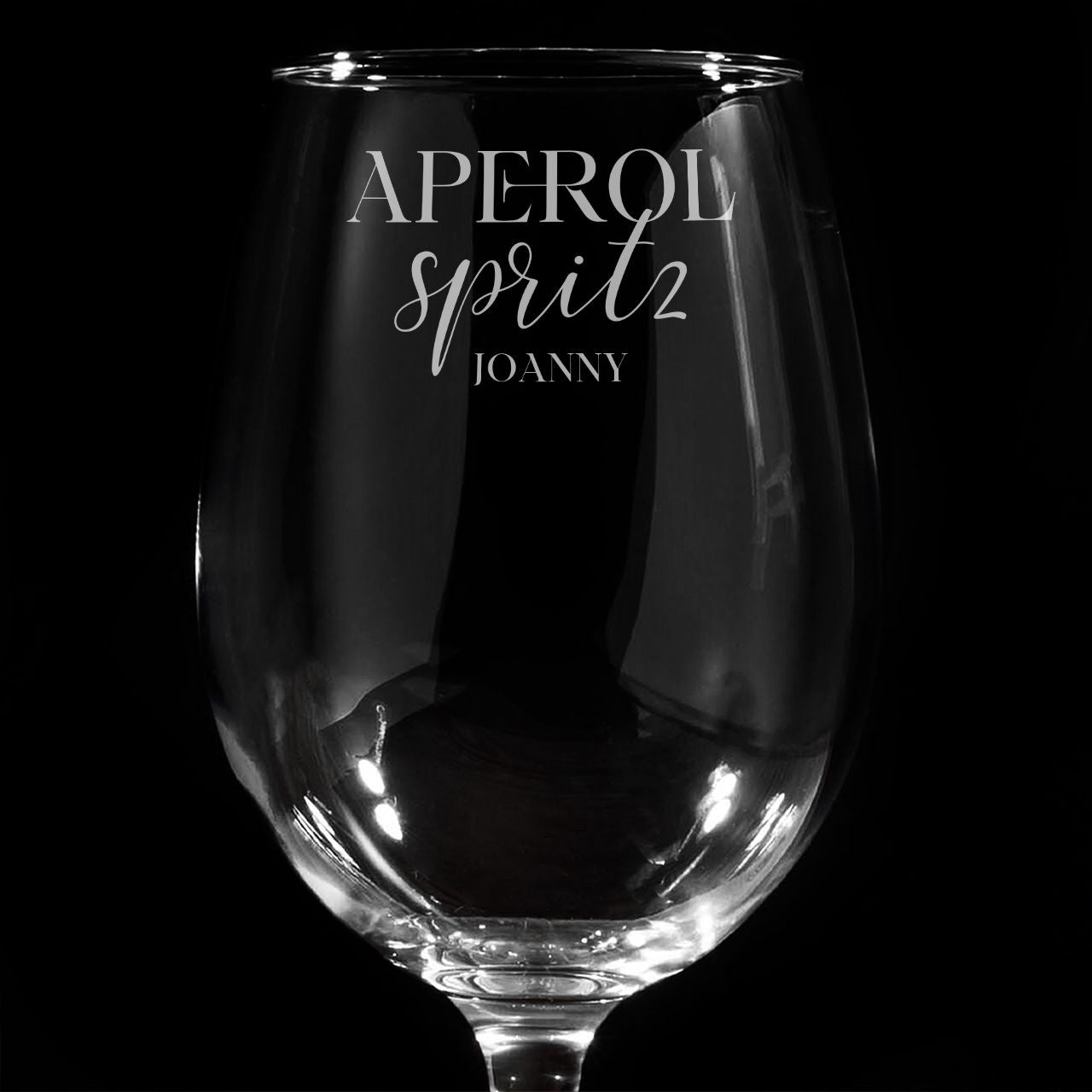Grawerowany kieliszek 470ml - Aperol - prezent dla najlepszej przyjaciółki
