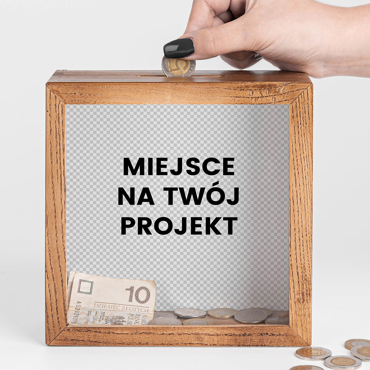 Personalizowana skarbonka z własnym projektem