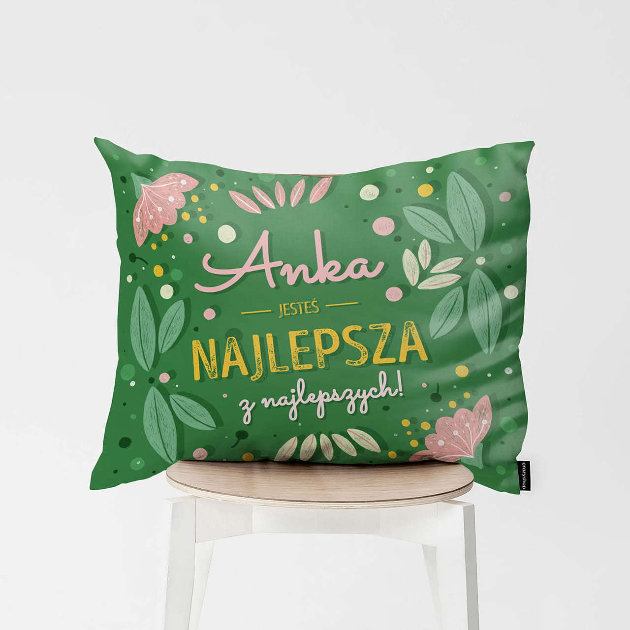 Duża poduszka - prezent dla przyjaciółki