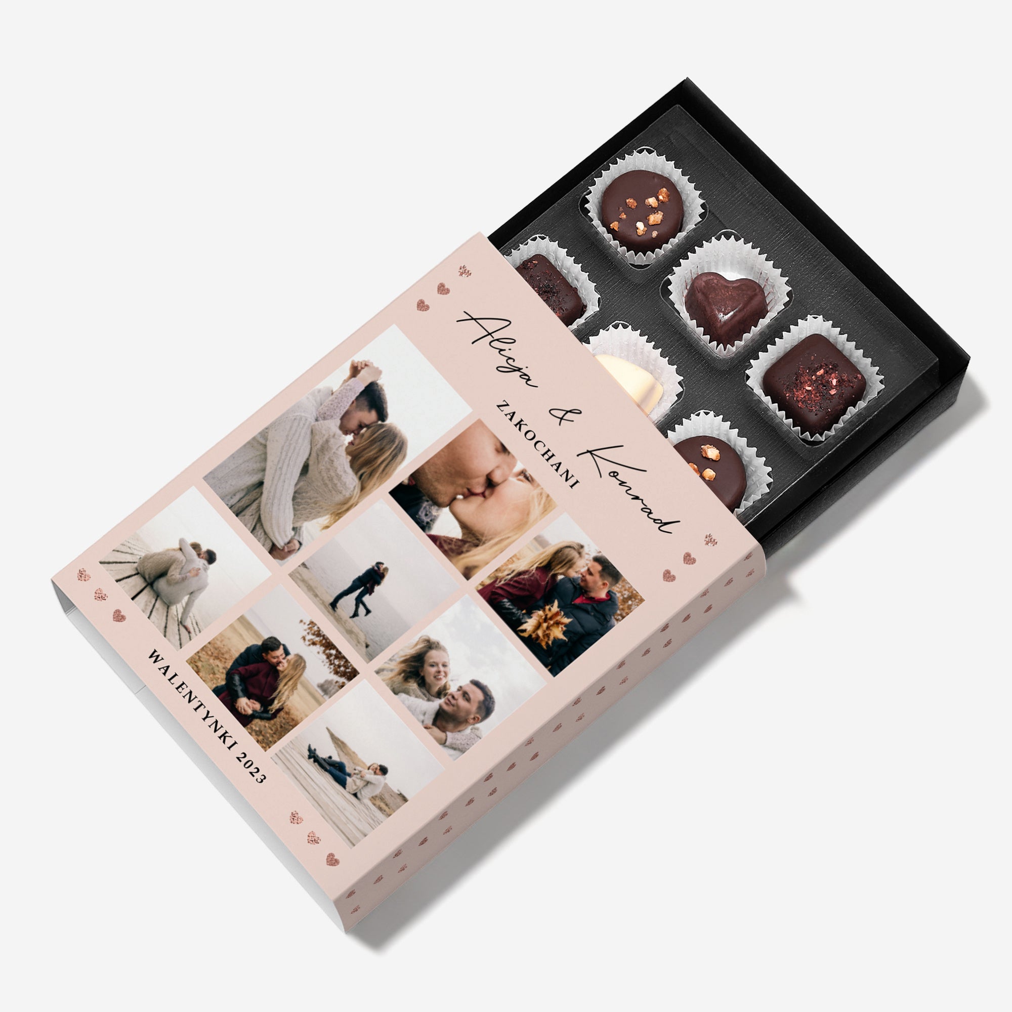 Bombonierka dla zakochanych - prezent walentynkowy