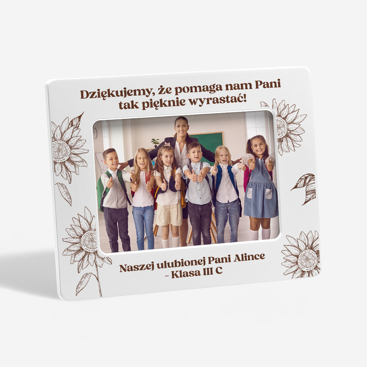 Ramka na podziękowanie dla nauczyciela prezent dla nauczyciela prezent na Dzień Nauczyciela  