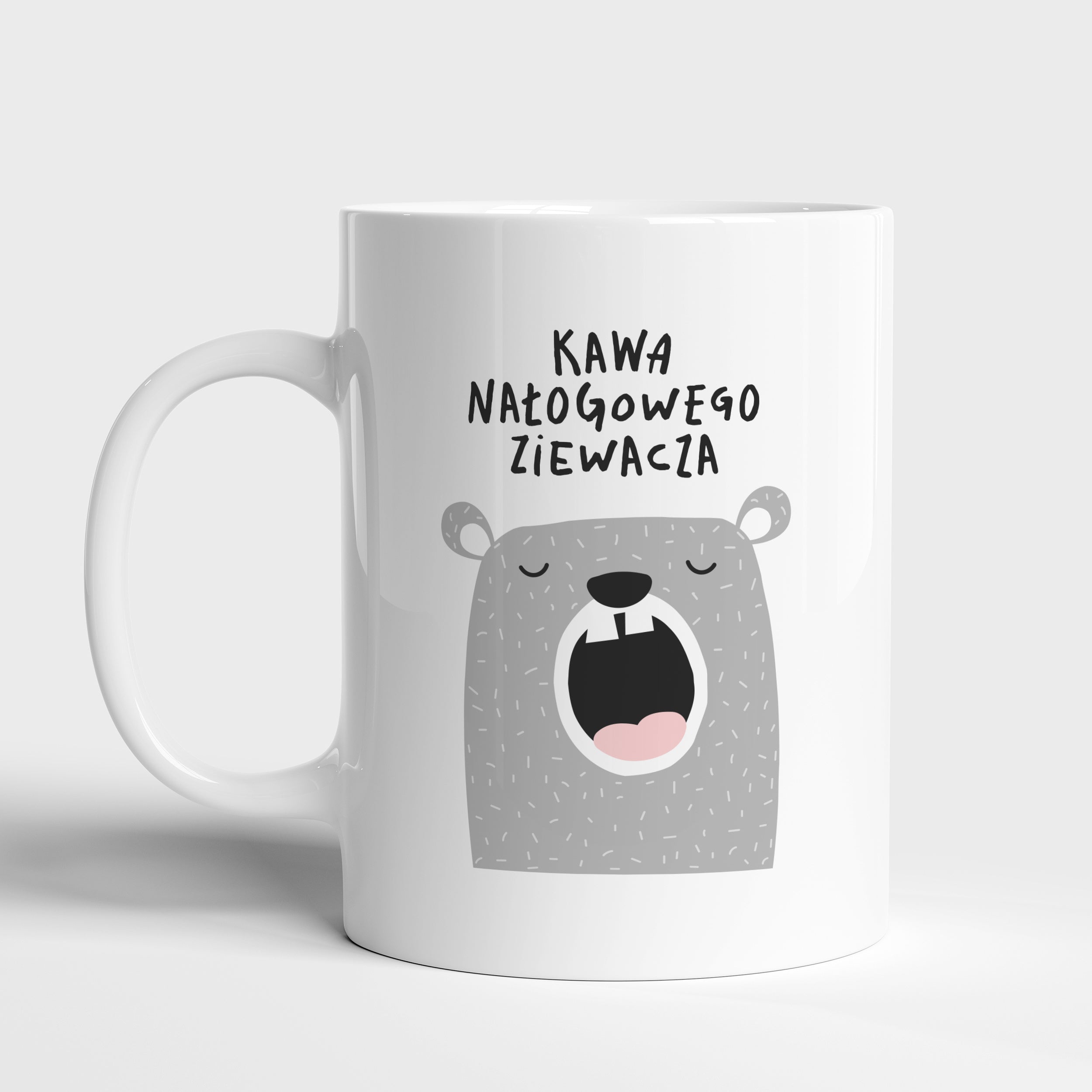 Śmieszny kubek dla śpiocha personalizowany kubek prezent dla śpiocha prezent dla domatora