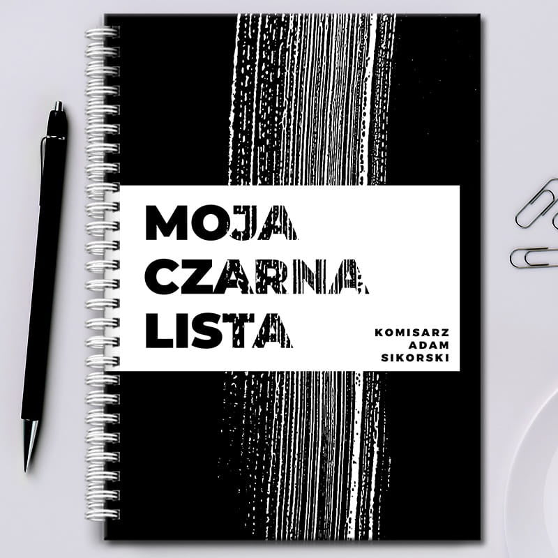 Personalizowany notatnik dla policjanta prezent dla policjanta notatnik policyjny prezent dla funkcjonariusza 