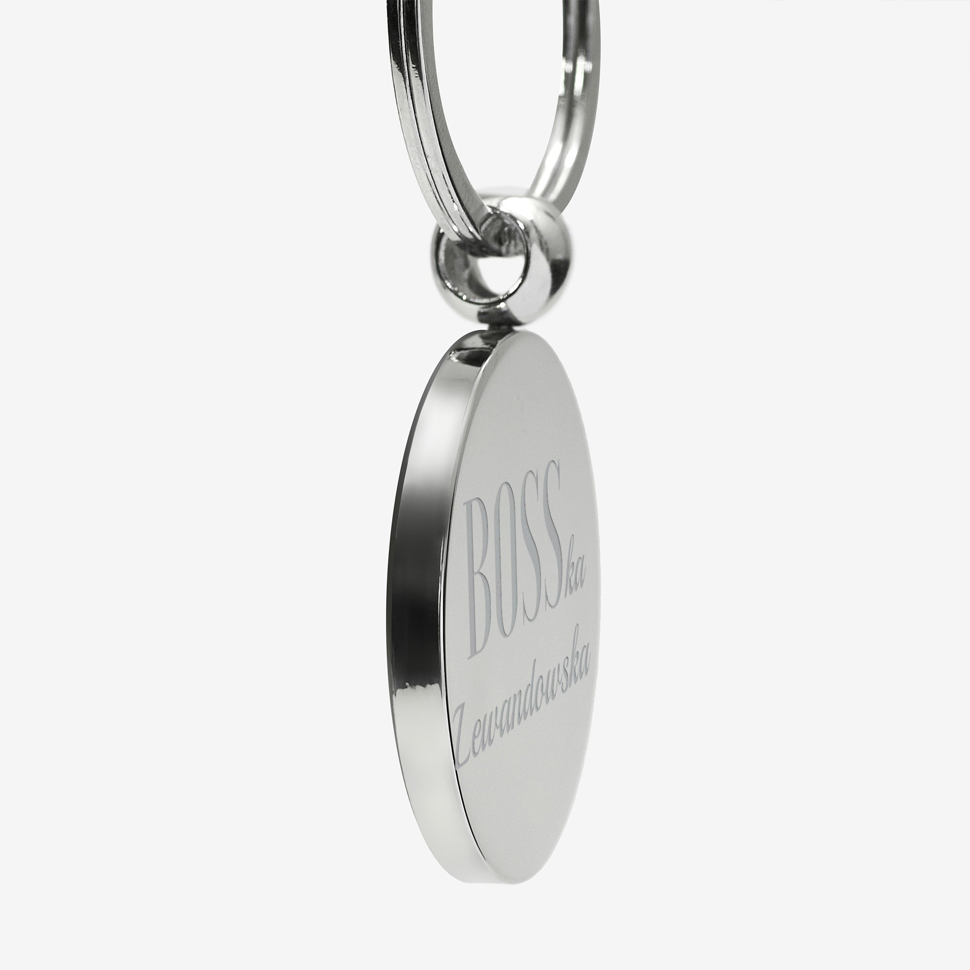 Grawerowany brelok dla szefowej prezent dla szefowej brelok z grawerem brelok do kluczy personalizowany brelok