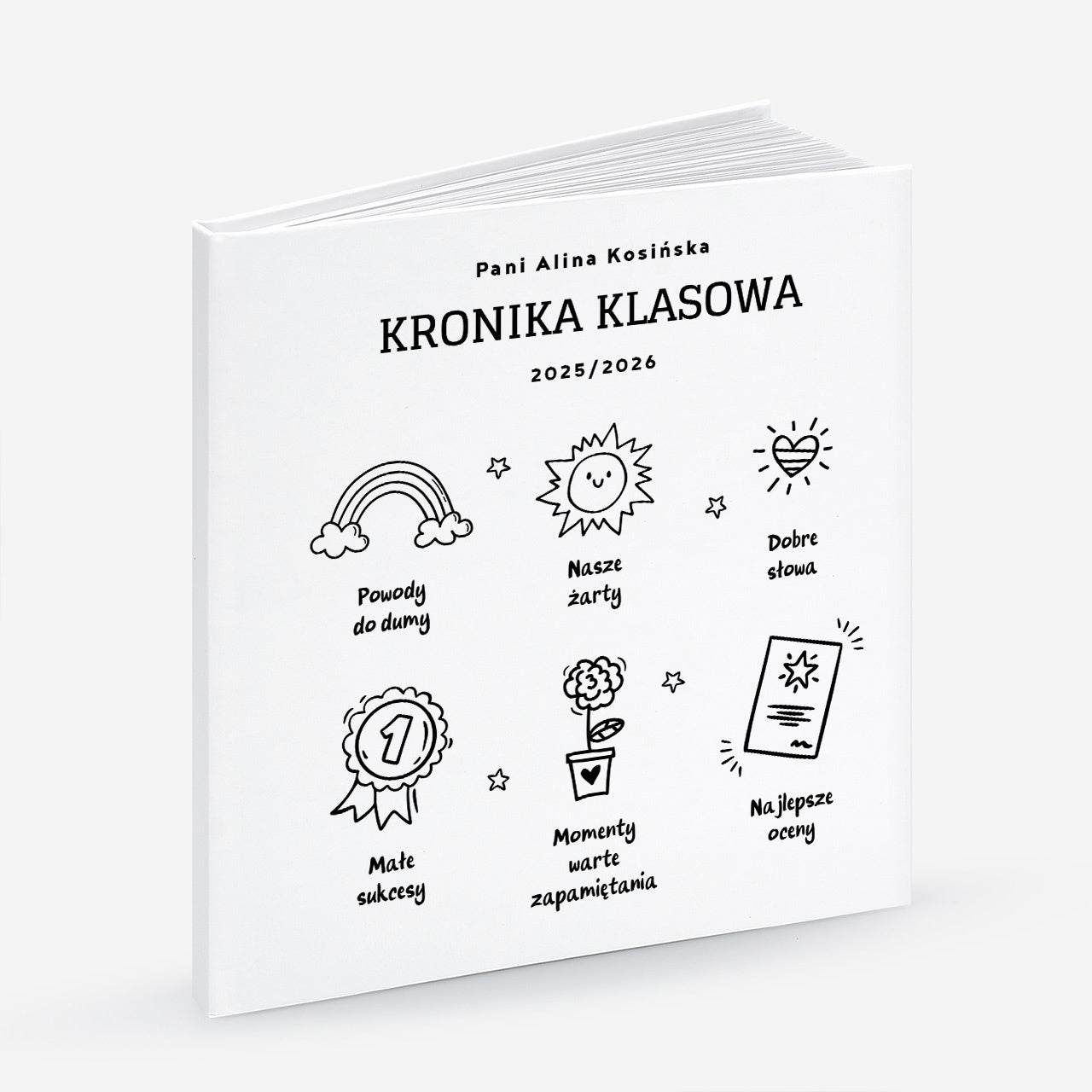 Personalizowana kronika klasowa - pamiątka dla wychowawcy prezent dla nauczyciela na koniec roku