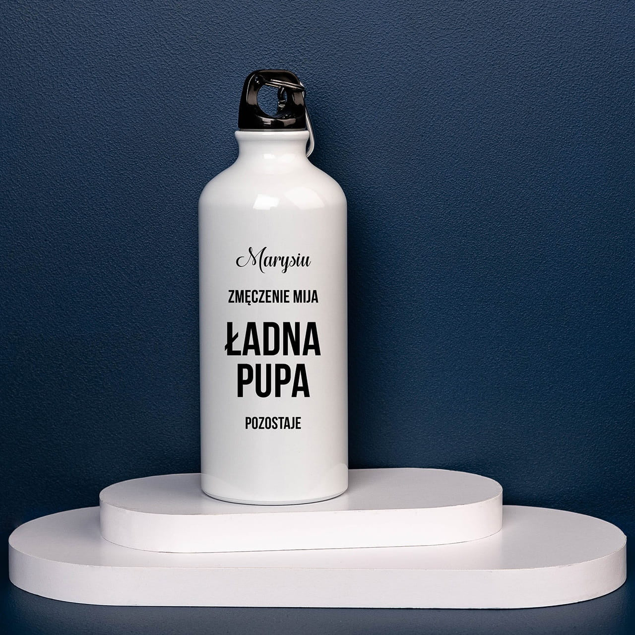 Bidon sportowy personalizowany Ładna Pupa prezent dla fitnesski