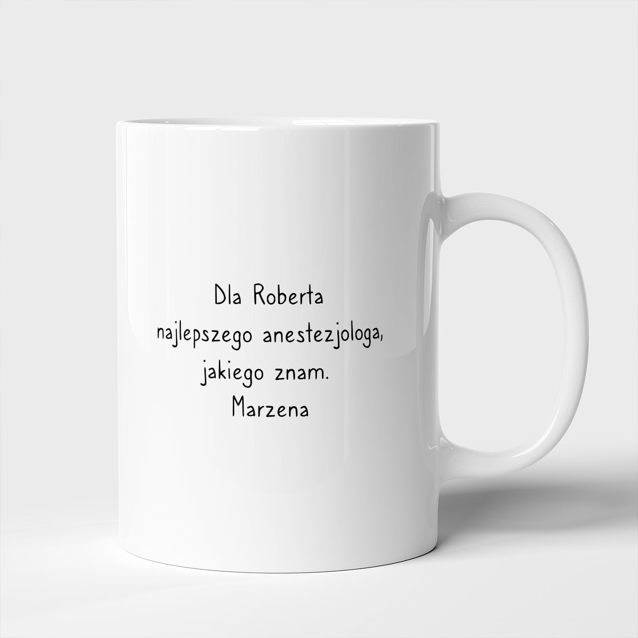 Śmieszny kubek personalizowany - kubek anestezjologa prezent dla anestezjologa prezent lekarza
