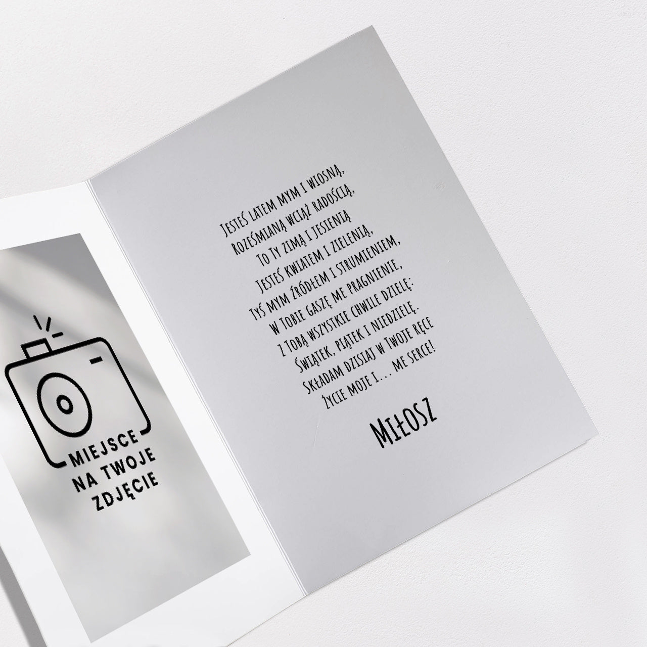 Personalizowana kartka na walentynki - dopasowani