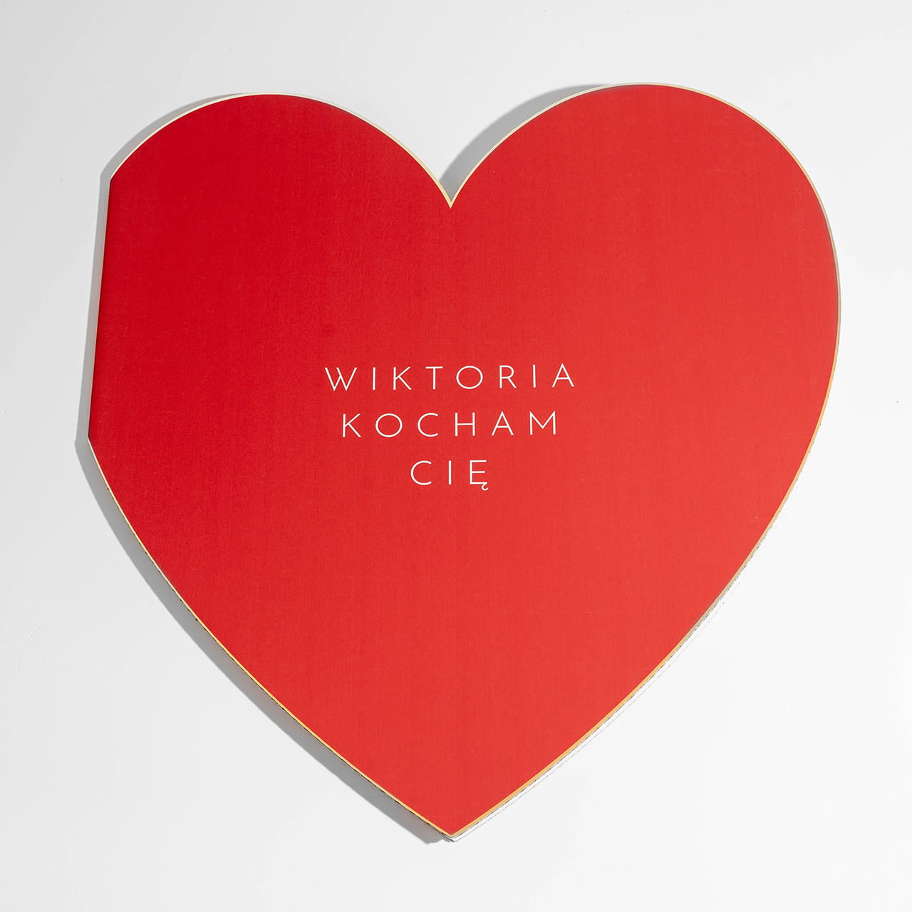 Duża kartka walentynkowa - serce xxl