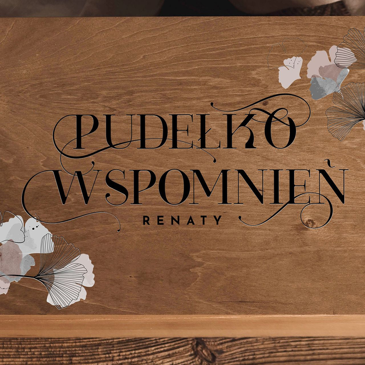 Drewniane pudełko wspomnień - prezent dla kobiety