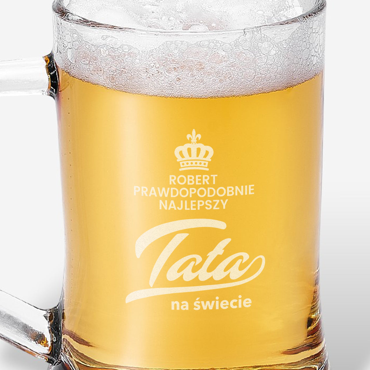 Grawerowany kufel dla taty