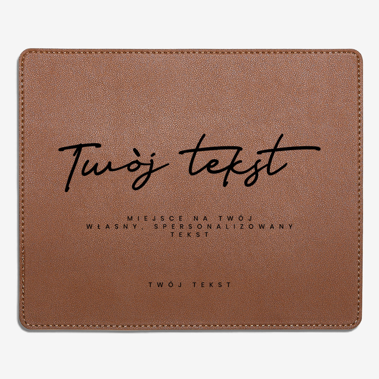Personalizowana podkładka pod mysz - Twój Tekst podkładka pod mysz personalizowana prezent do biura