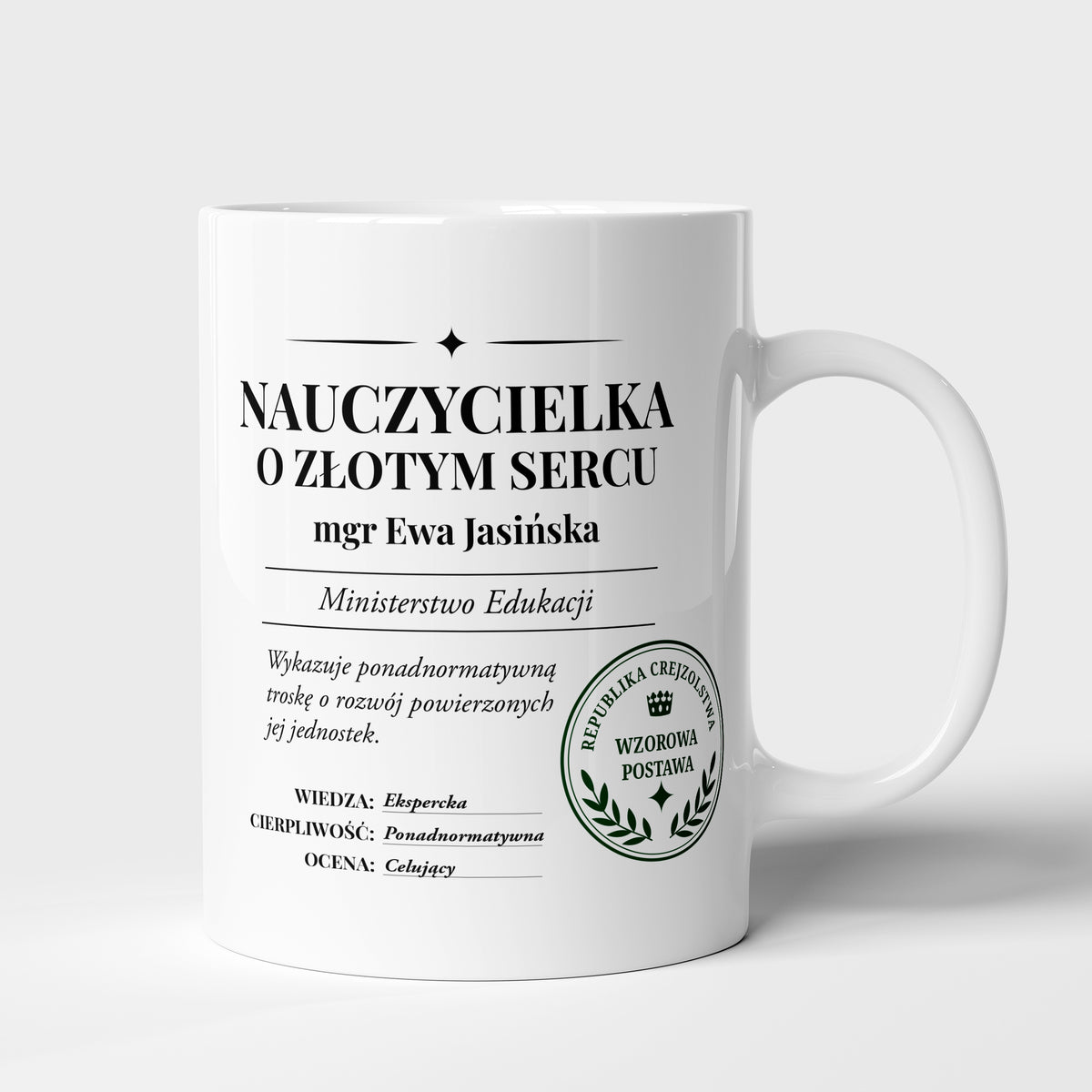 Kubek dla nauczyciela - prezent na Dzień Nauczyciela od uczniów