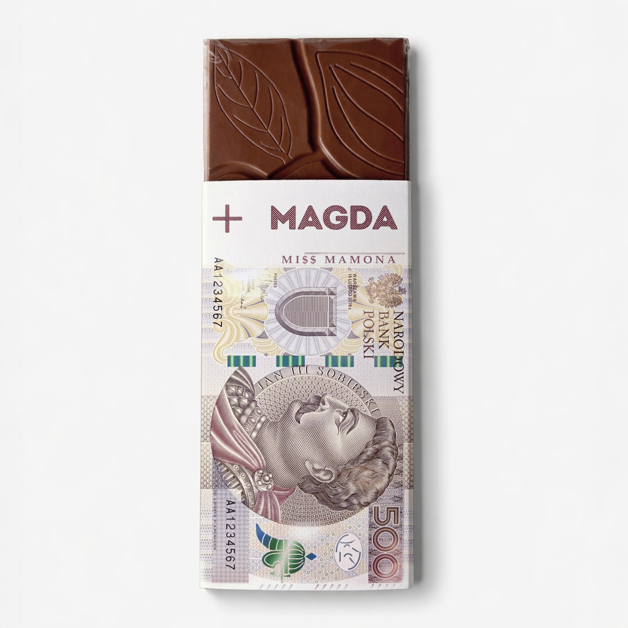 Personalizowana czekolada dla niej - banknot