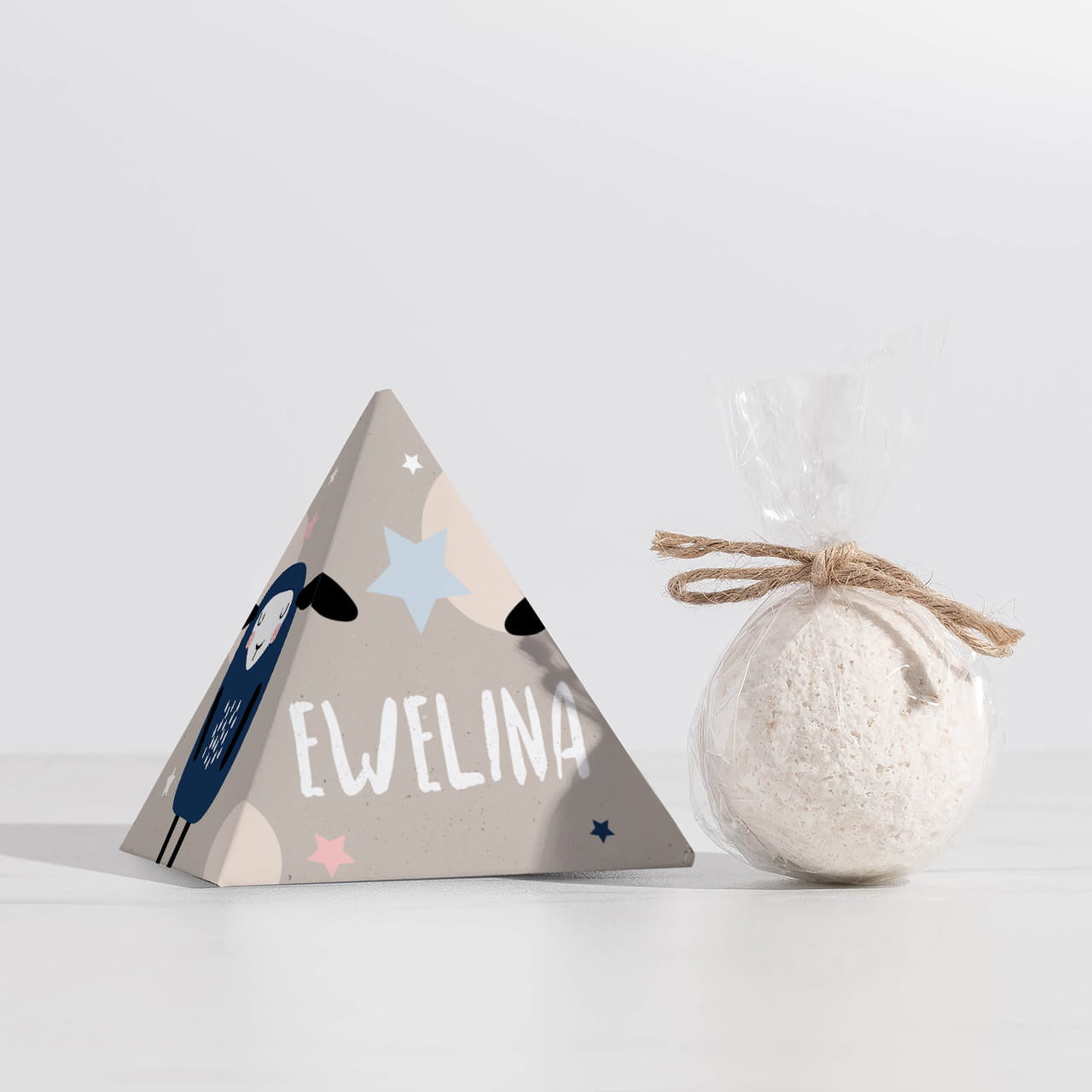 Personalizowana kula do kąpieli - upominek dla dziecka na Wielkanoc