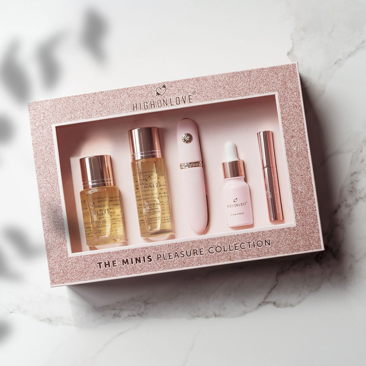 Zestaw kosmetyków z wibratorem prezent walentynkowy dla niej