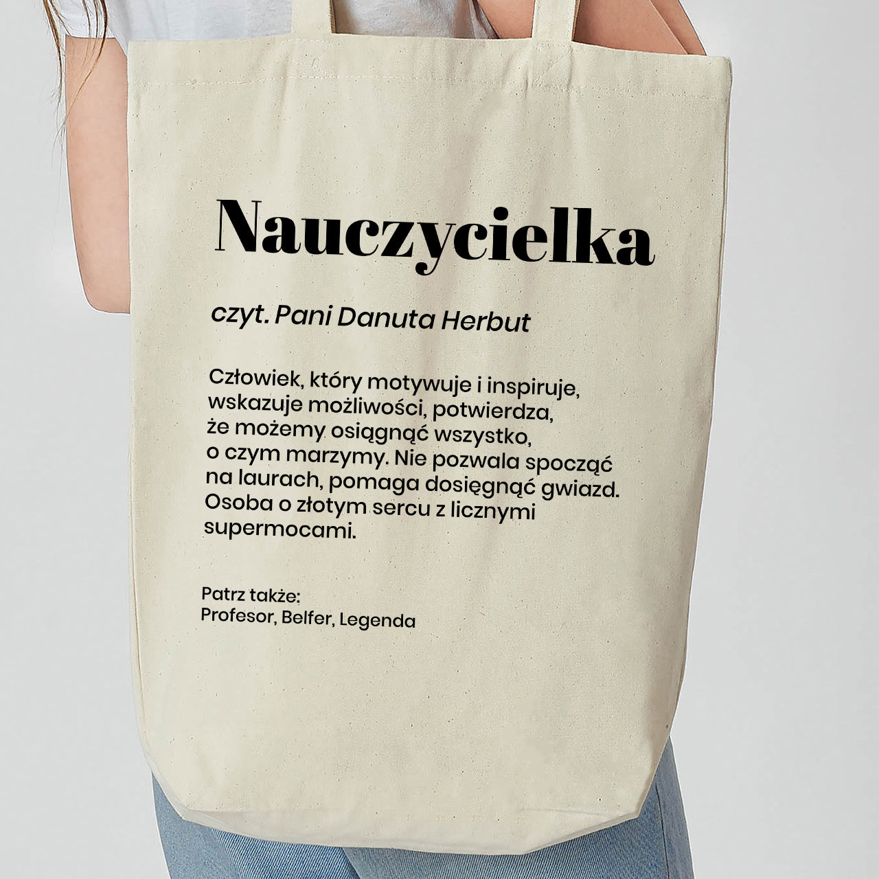 Personalizowana torba dla nauczyciela - Definicja
