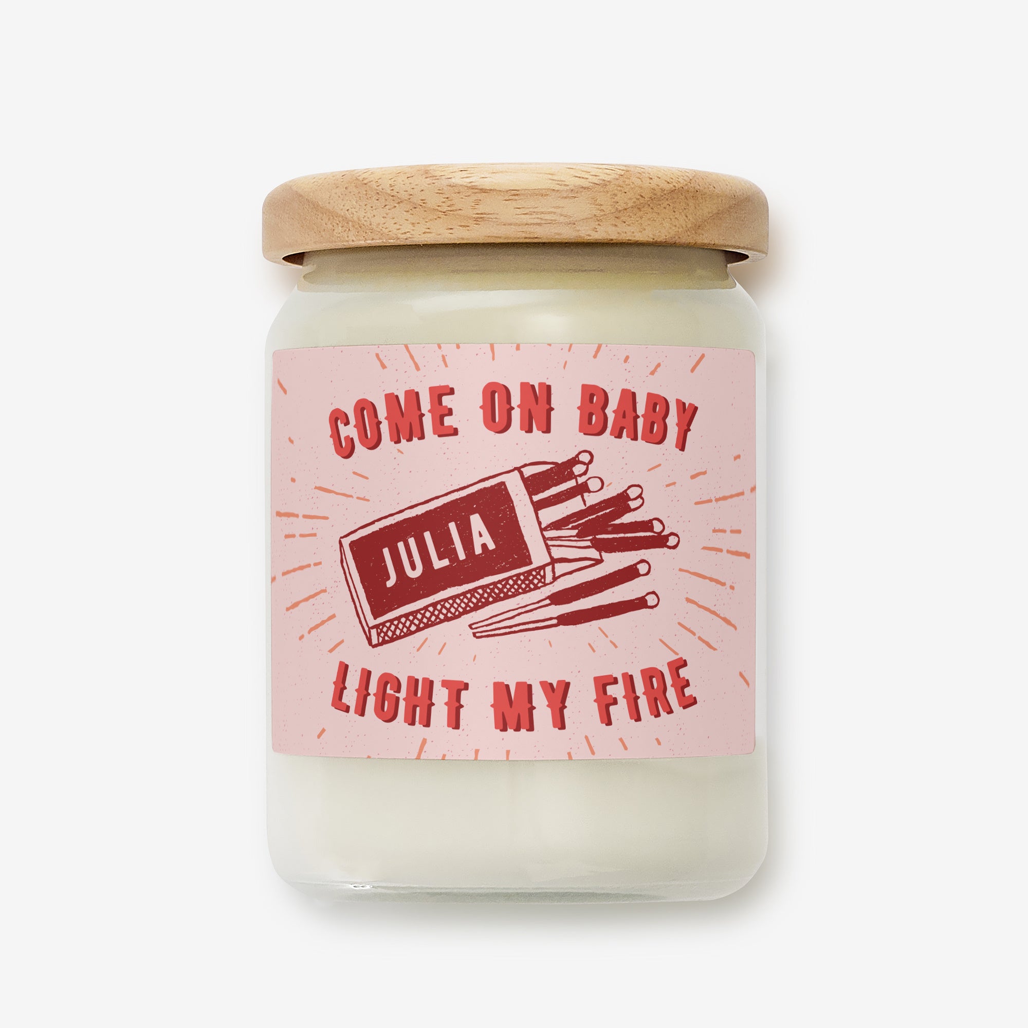 Duża świeczka sojowa - light my fire