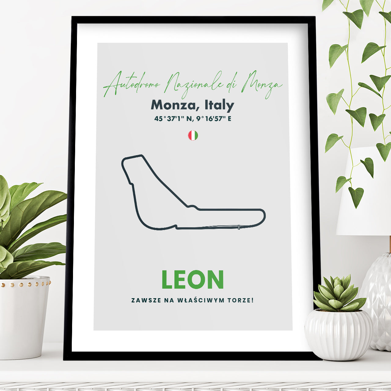 Plakat F1 - tor wyścigowy