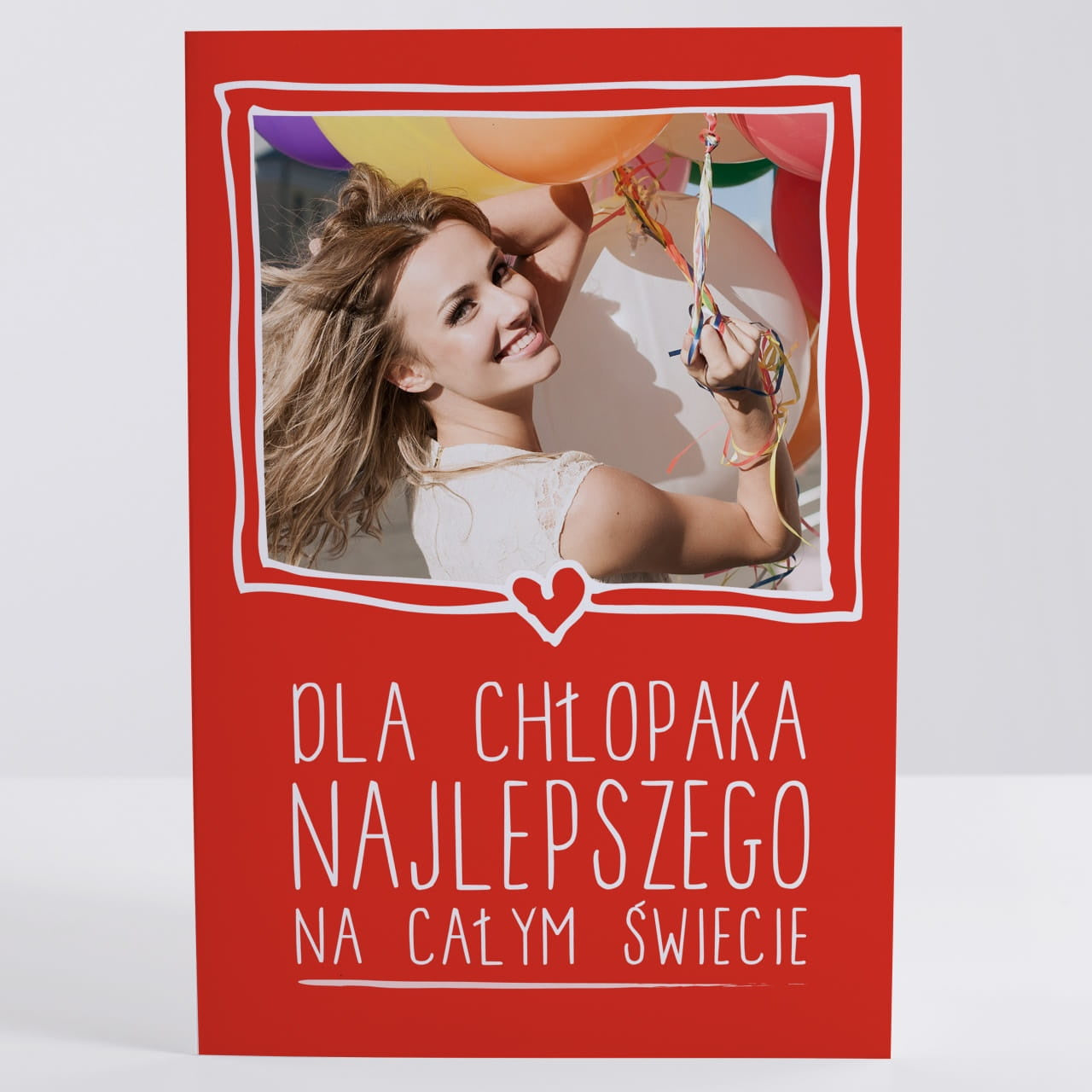 Kartka ze zdjęciem na Dzień Chłopaka