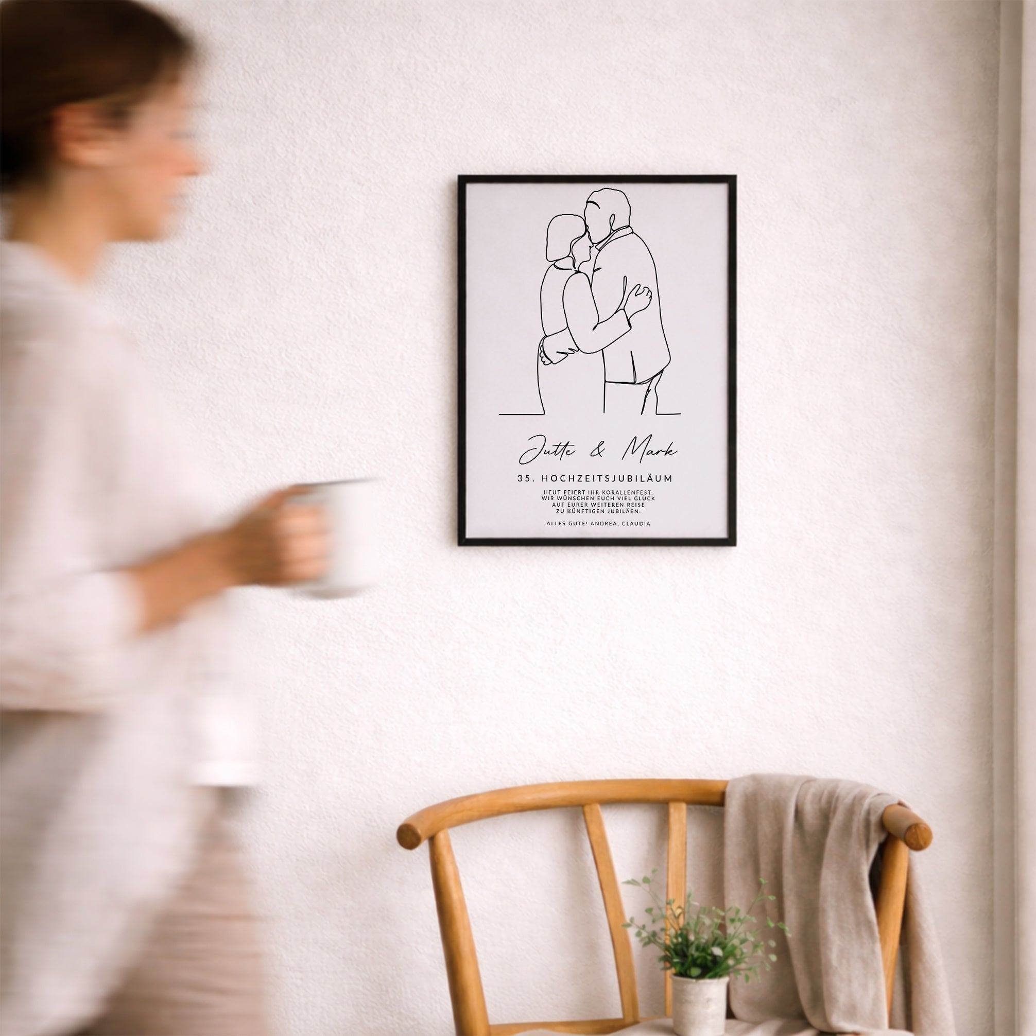 Personalisiertes Poster zum HOCHZEITSJUBILÄUM