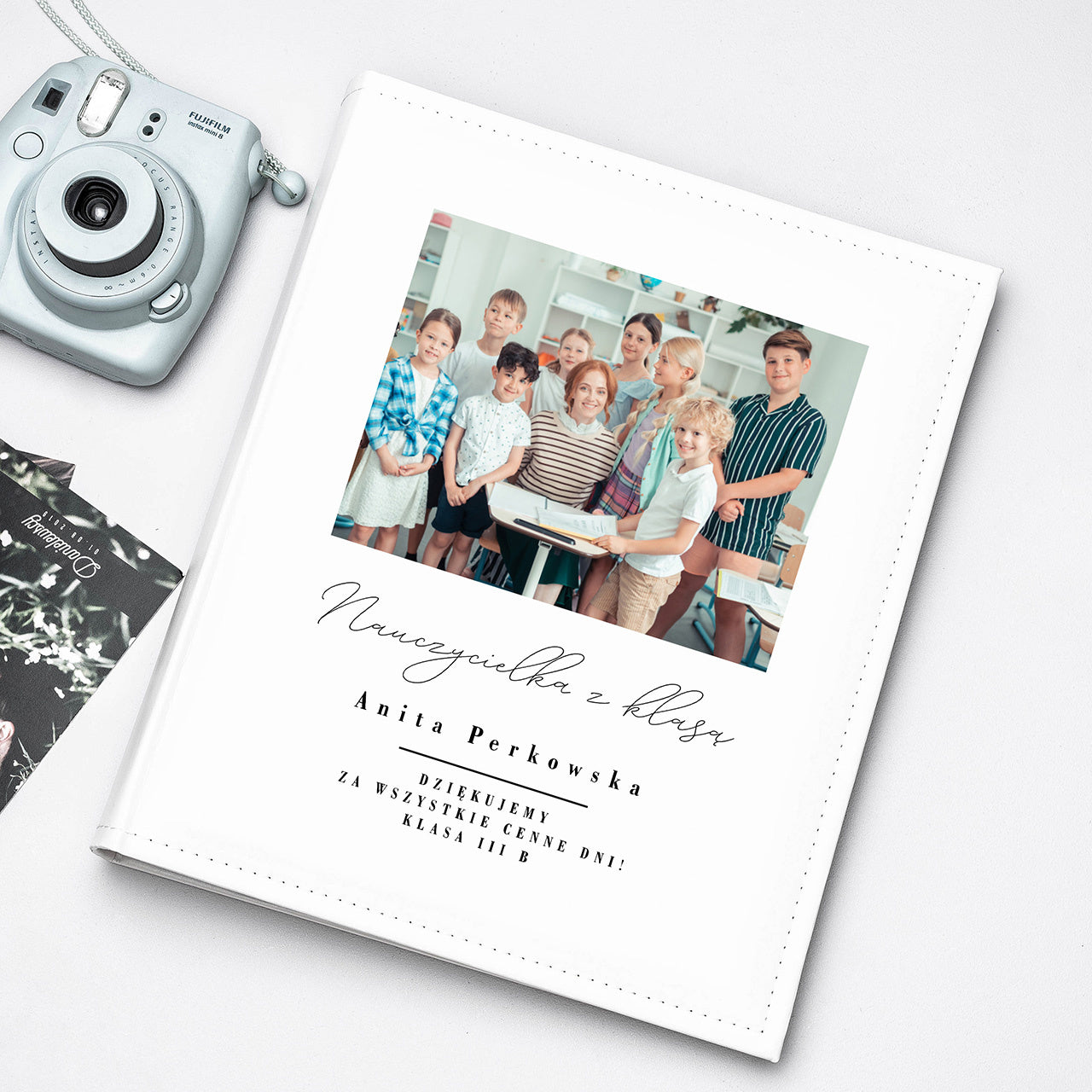 Personalizowany album fotograficzny - podziękowanie dla nauczyciela