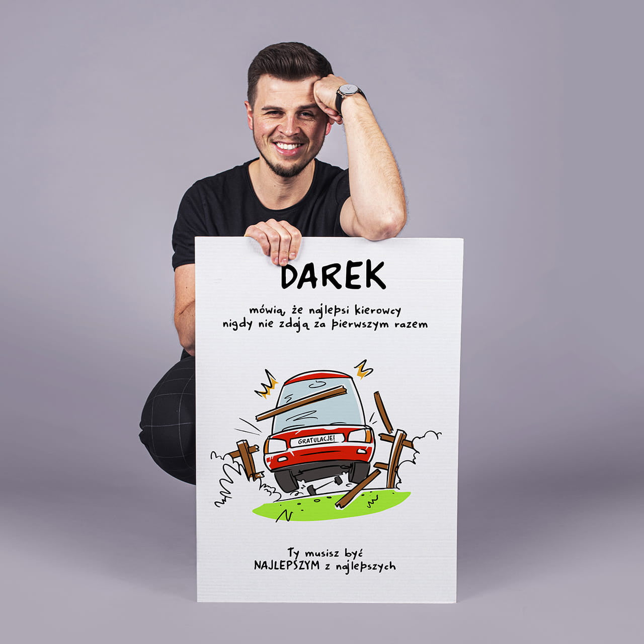 Kartka xxl za zdane paro jazdy