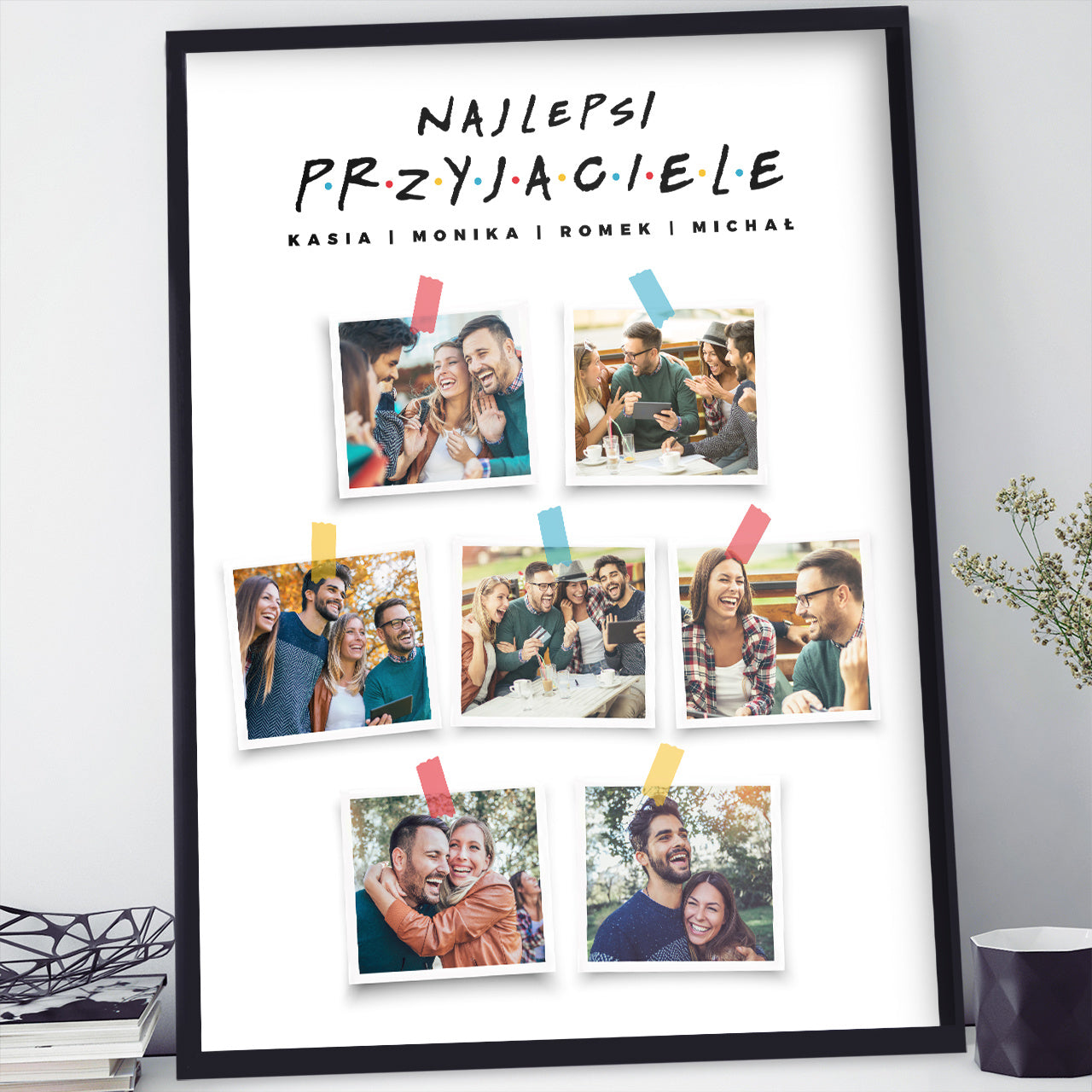 Plakat ze zdjęciem - prezent dla przyjaciółki plakat ze zdjęciami prezent dla najlepszej przyjaciółki