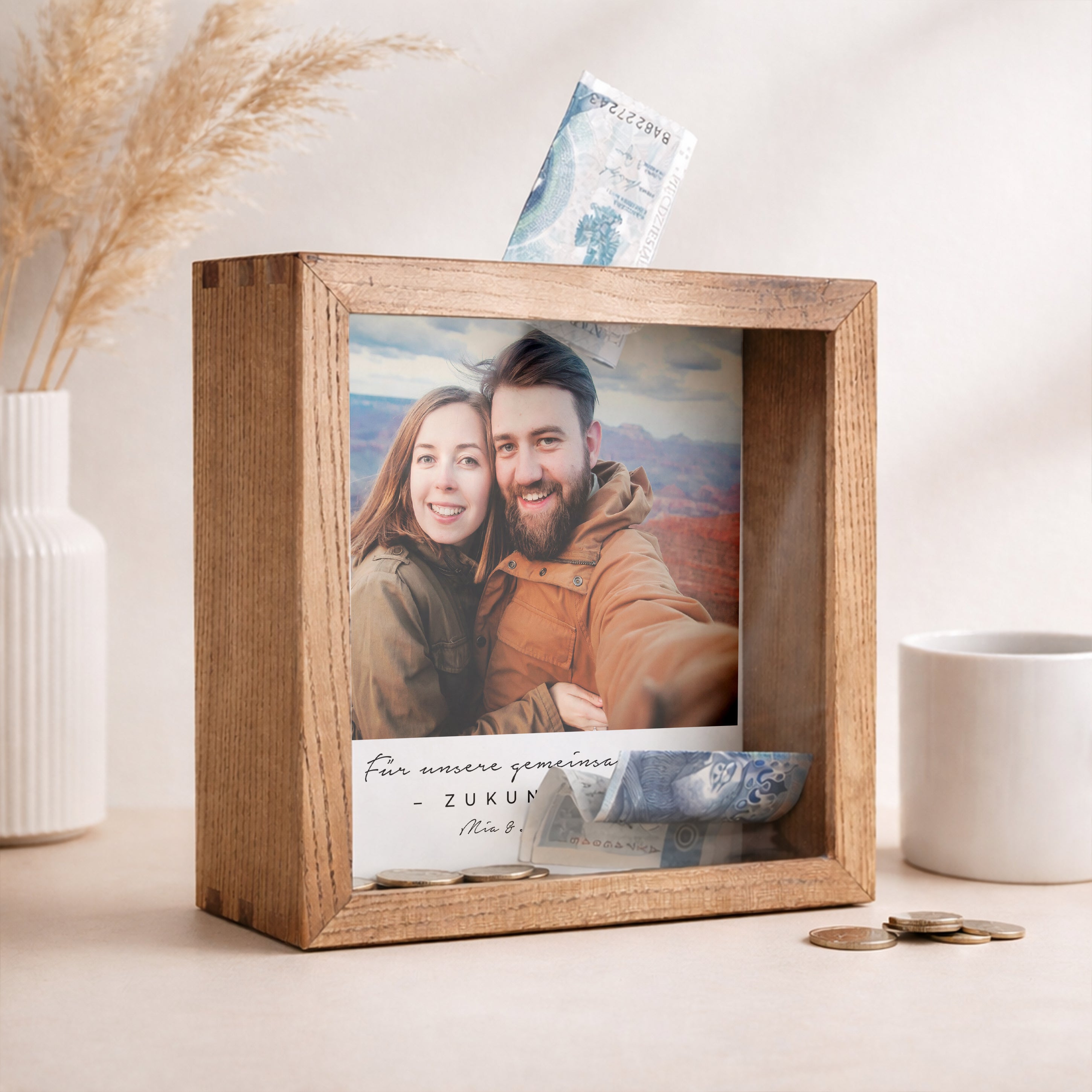 Spardose für Paare FÜR EINE GEMEINSAME ZUKUNFT Geschenk für Paare