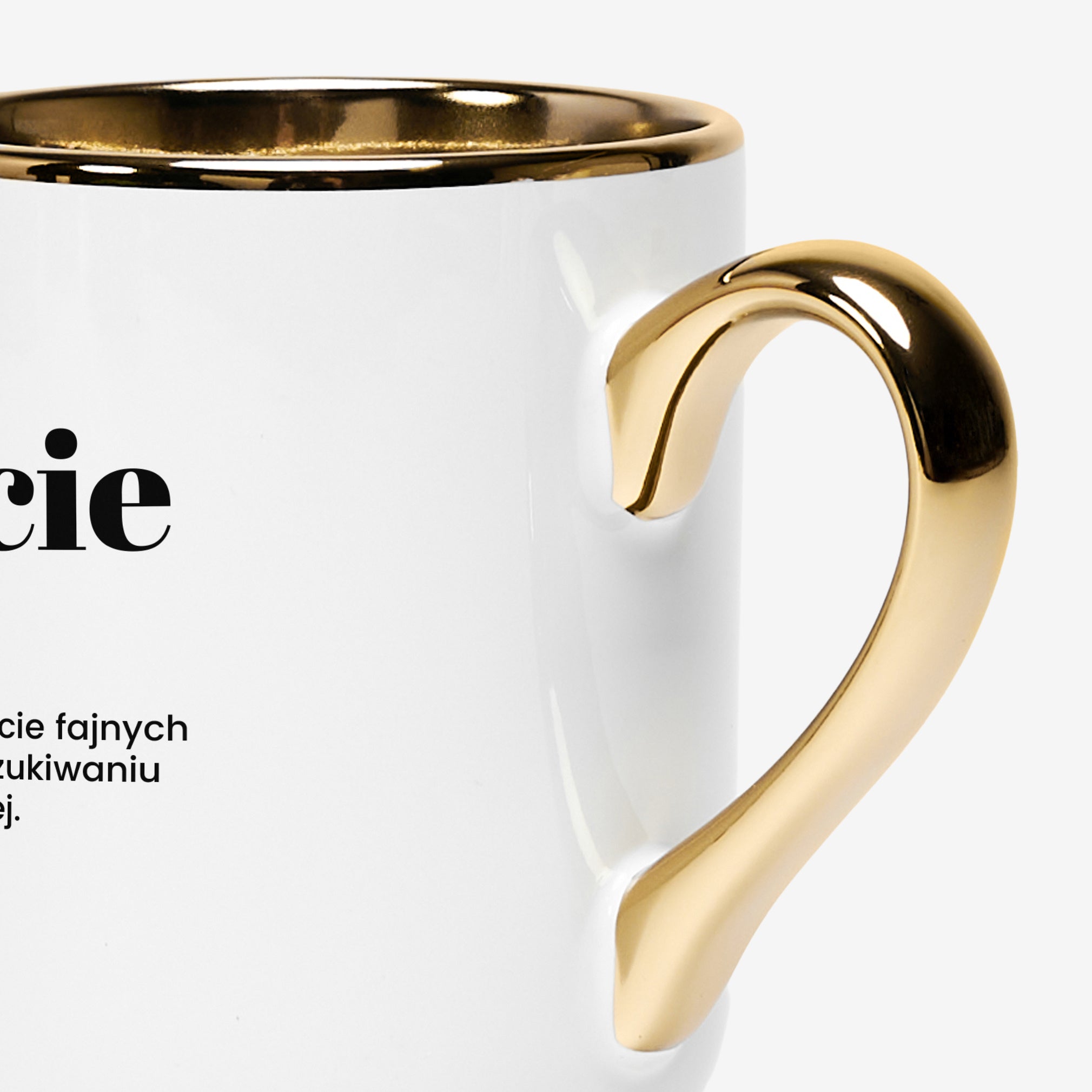 Elegancki kubek DEFINICJA prezent na odejście z pracy kubek na pożegnanie