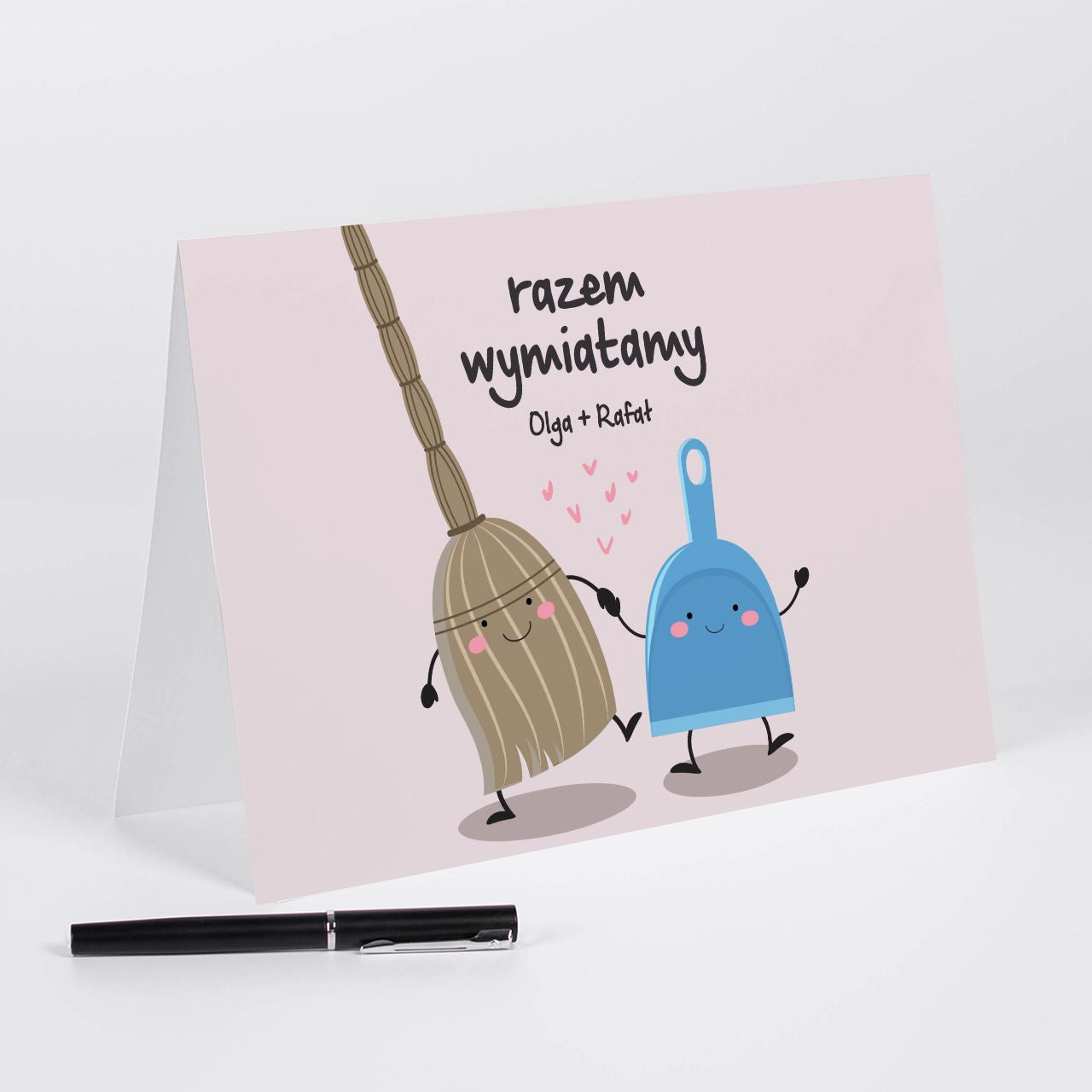 Śmieszna kartka personalizowana z okazji Rocznicy Ślubu kartka na prezent prezent dla pary kartka na rocznicę