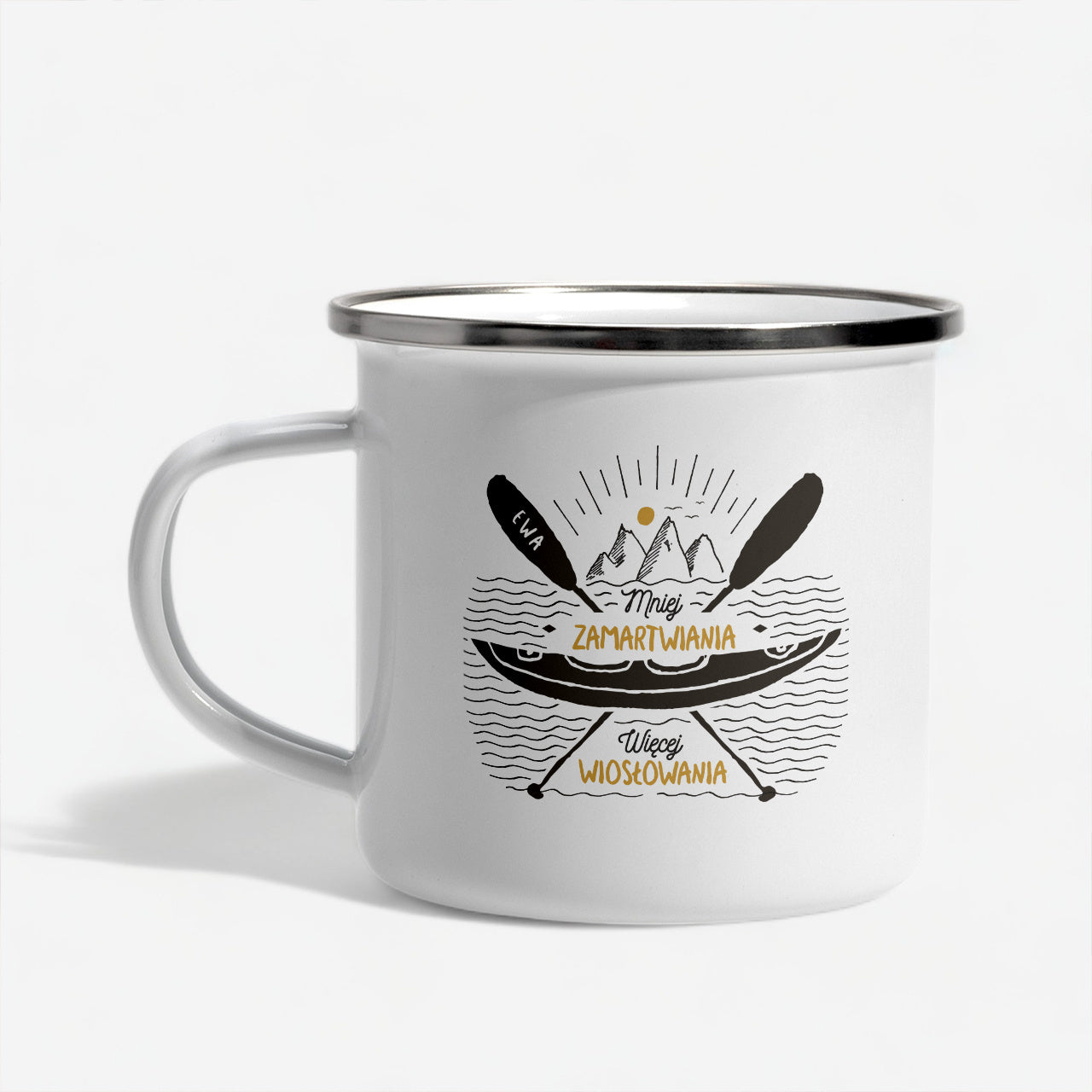 Personalizowany kubek- prezent dla kajakarza
