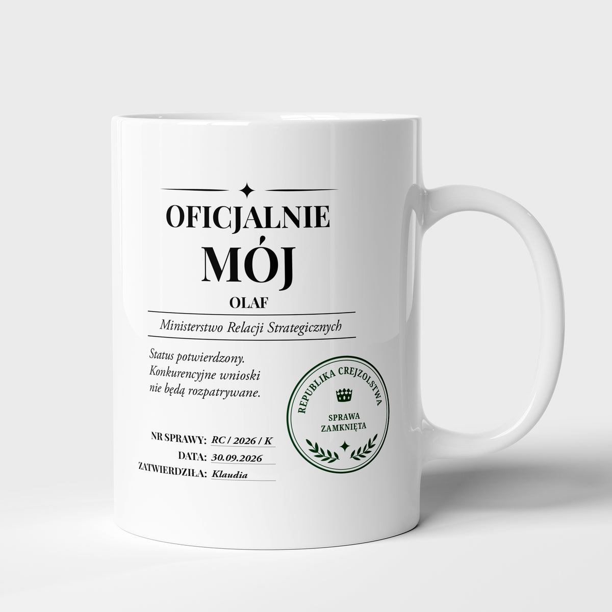 Kubek personalizowany dla męża - prezent na Dzień Chłopaka od żony