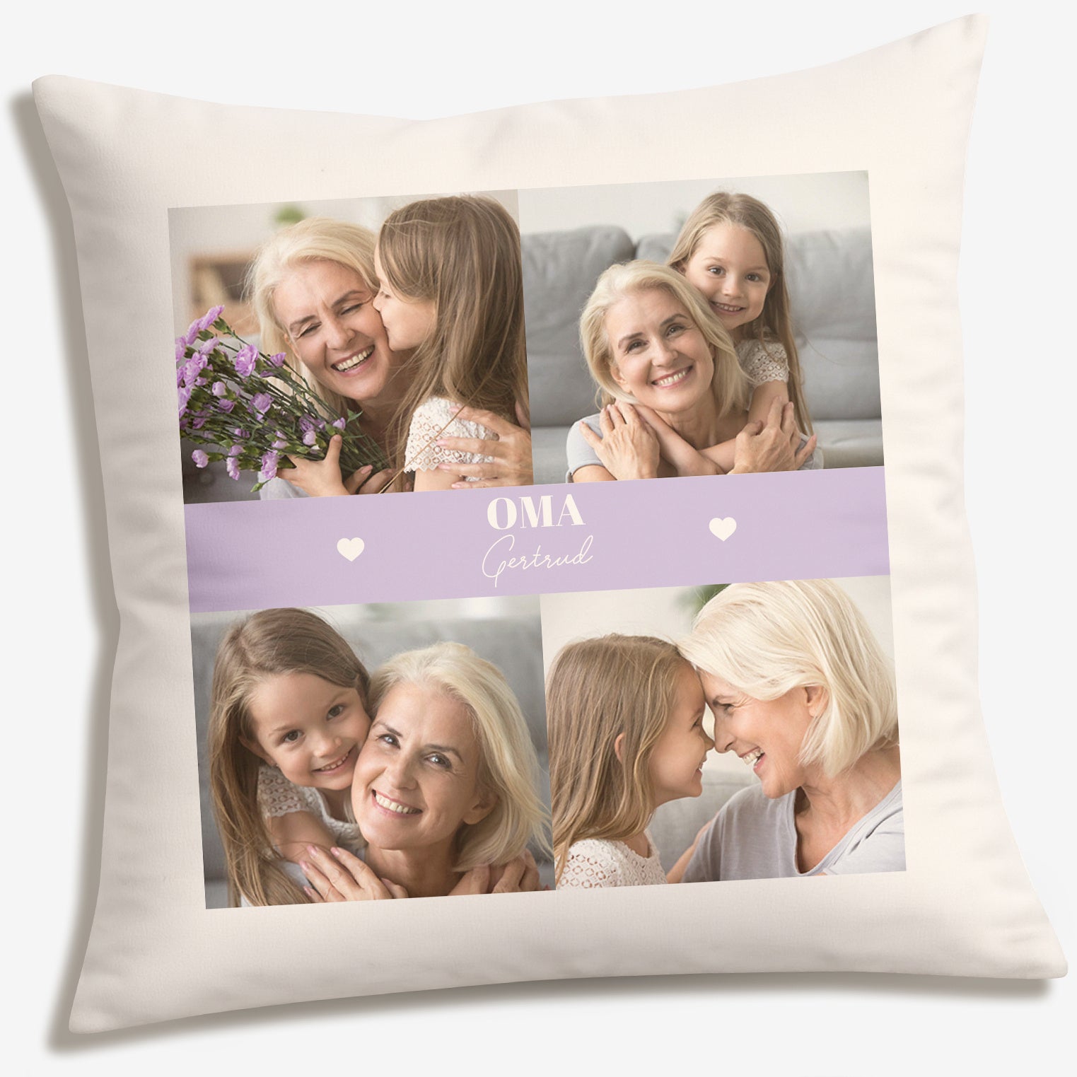 Kissen zum Oma-Tag - Fotocollage