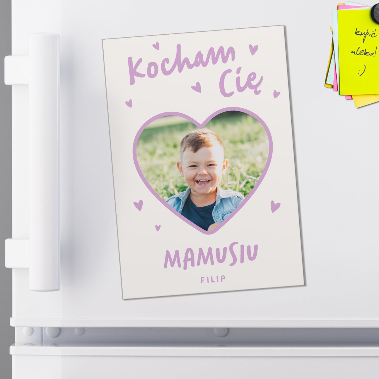 Magnes ze zdjęciem na Dzień Mamy prezent dla mamy na Dzień Mamy 