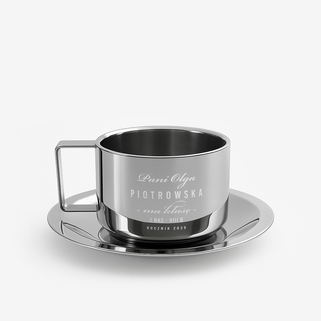 Filiżanka z grawerem dla wychowawczyni filiżanka na prezent prezent dla nauczyciela filiżanka na Dzień Nauczyciela