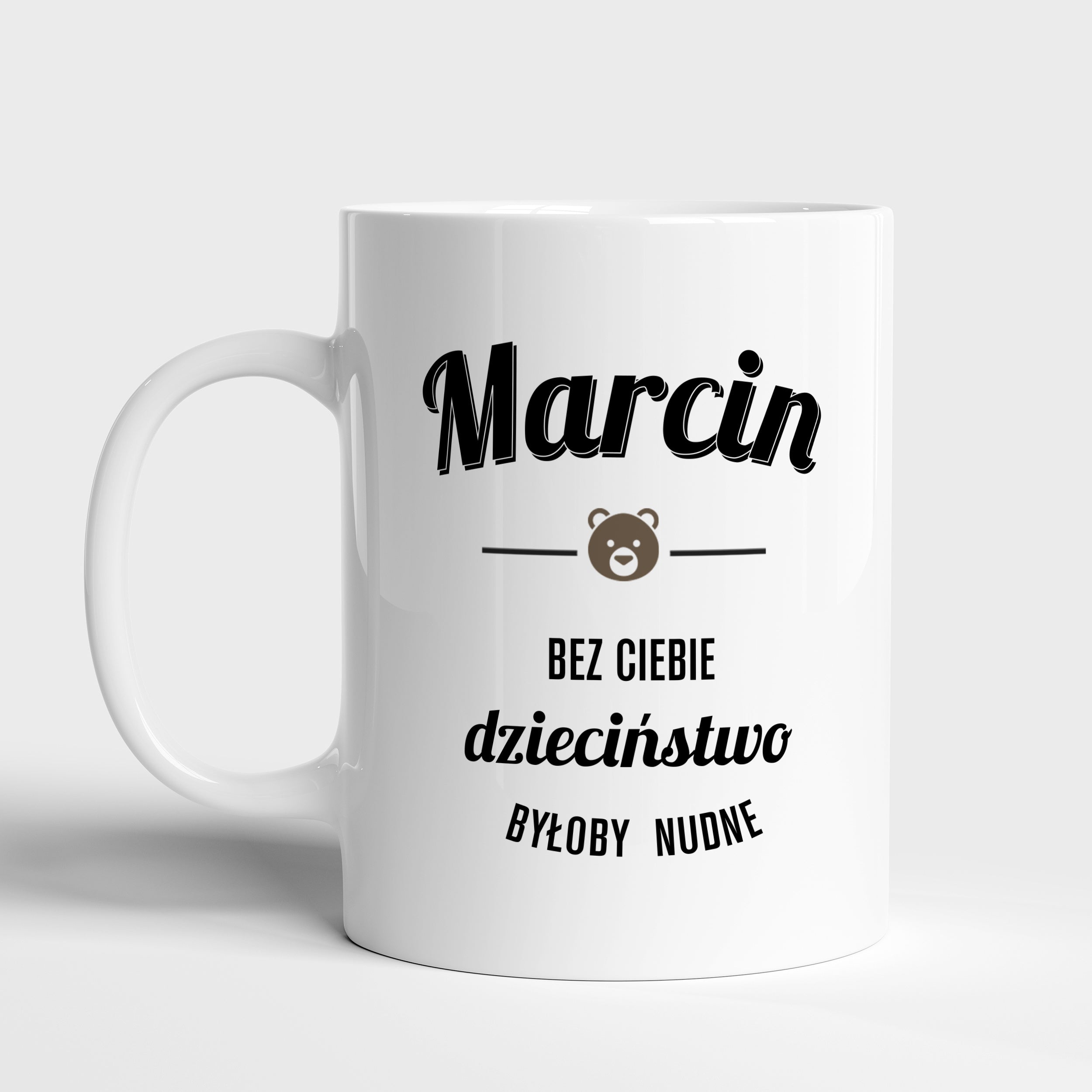 Personalizowany kubek dla brata - Nudne Dzieciństwo kubek dla brata kubek personalizowany prezent dla brata