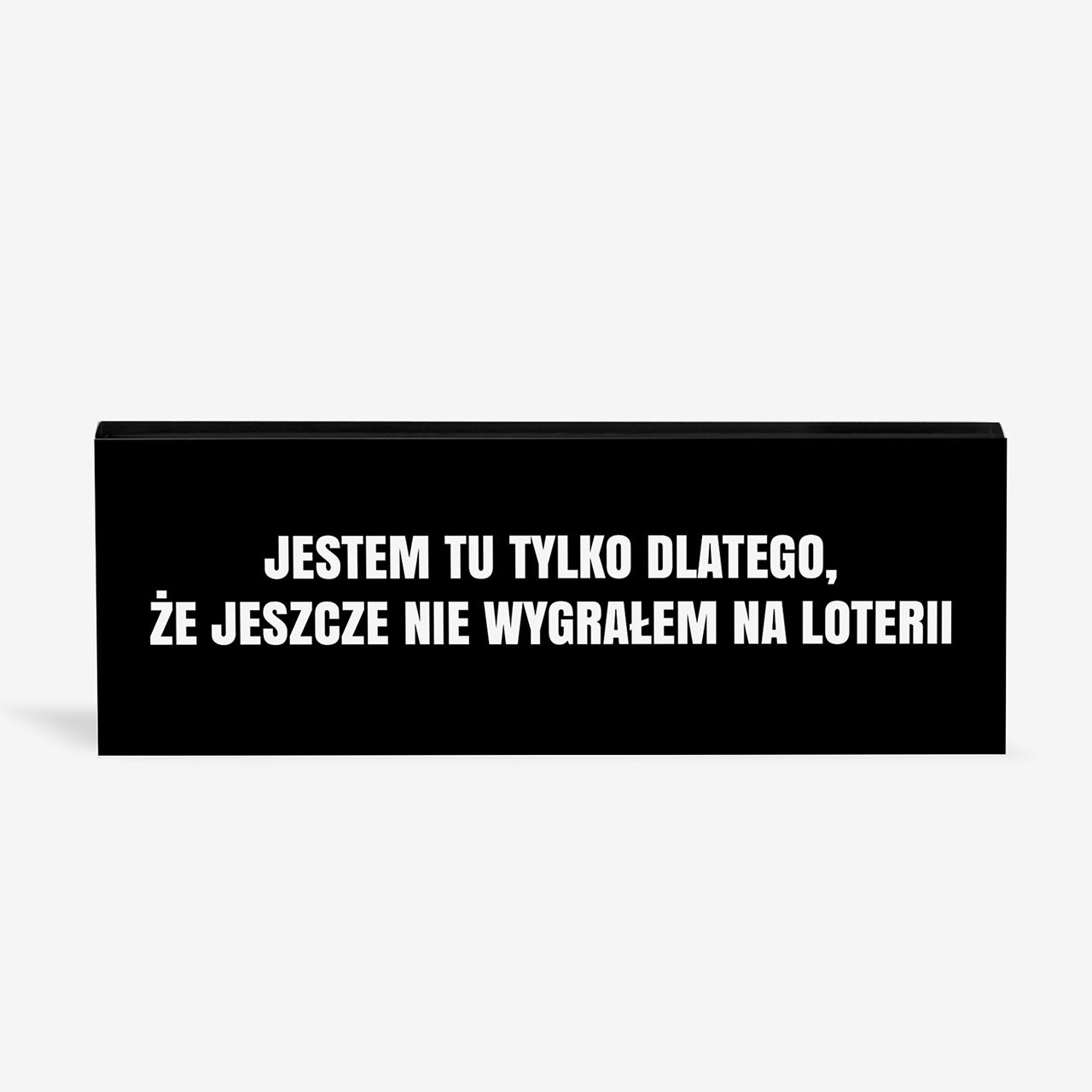 Tabliczka na biurko do pracy z personalizacją