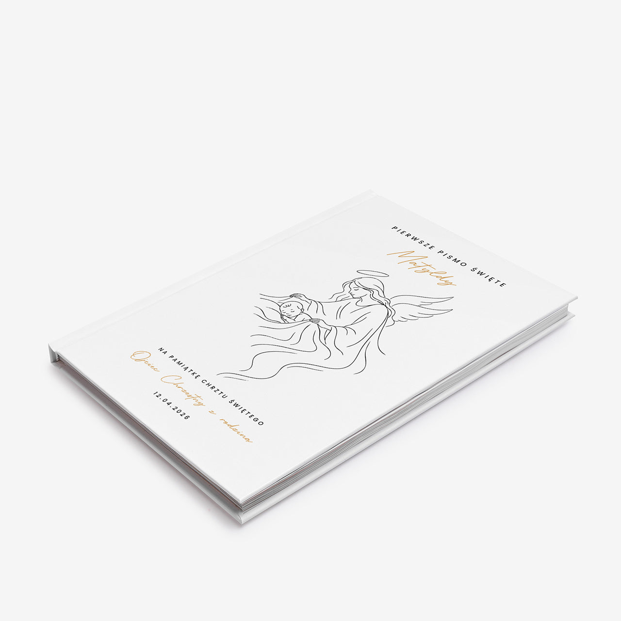 Personalizowana biblia na pamiątku Chrztu Świętego
