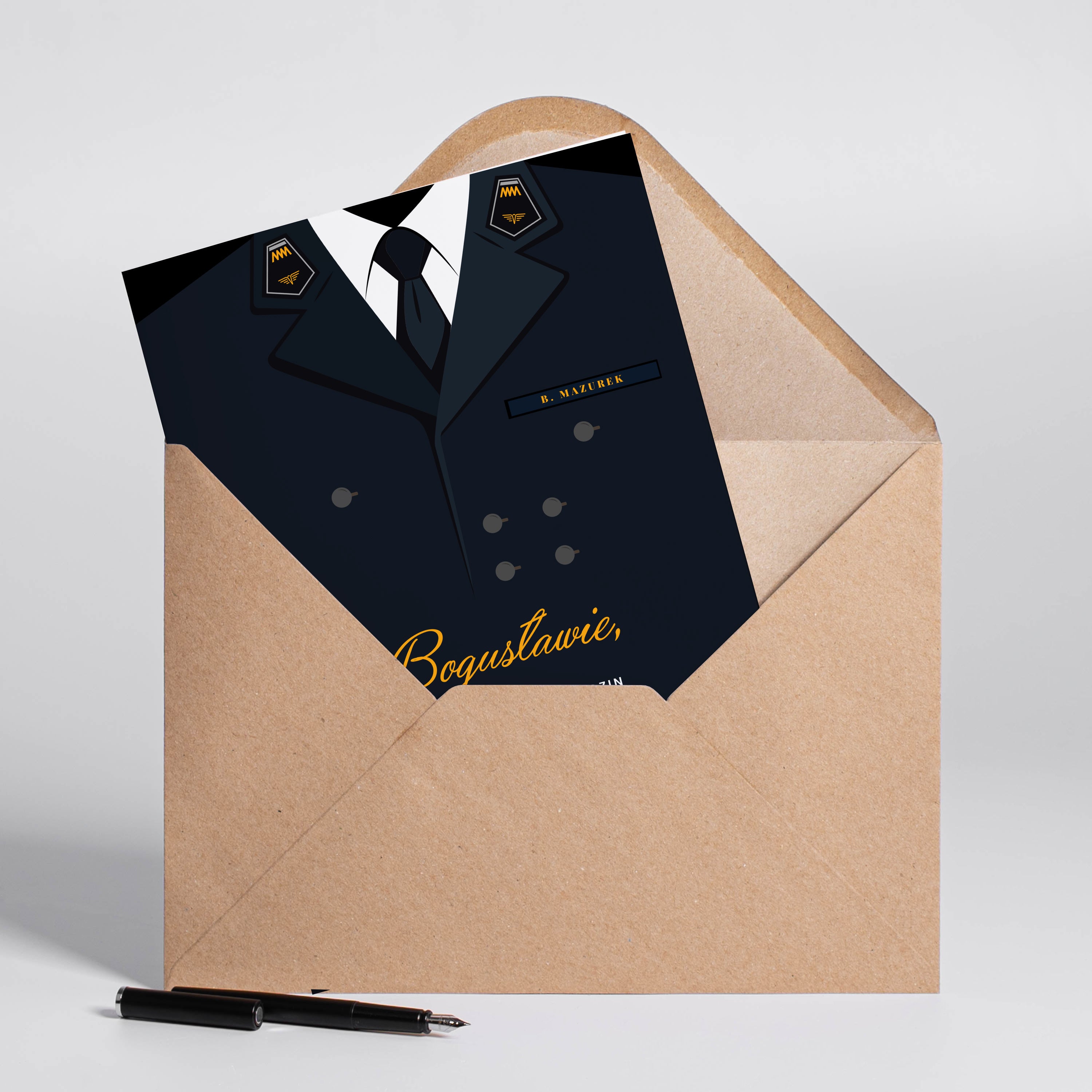 Kartka dla kolejarza prezent dla kolejarza kartka urodzinowa