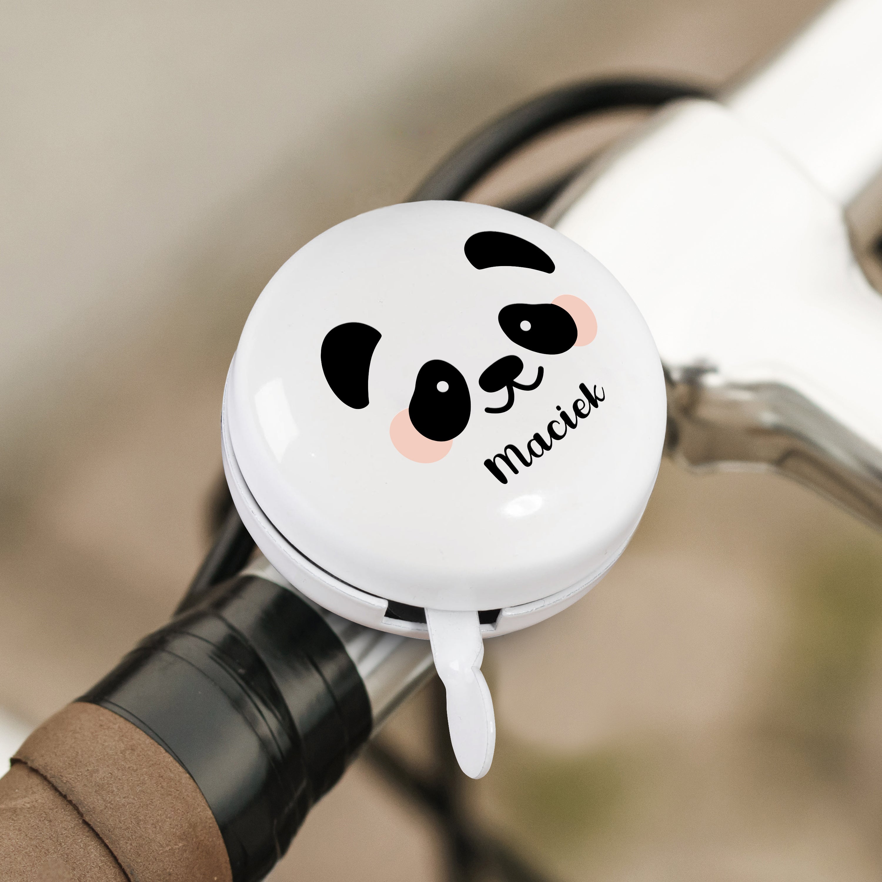 Rowerowy dzwonek z pandą dla dziecka