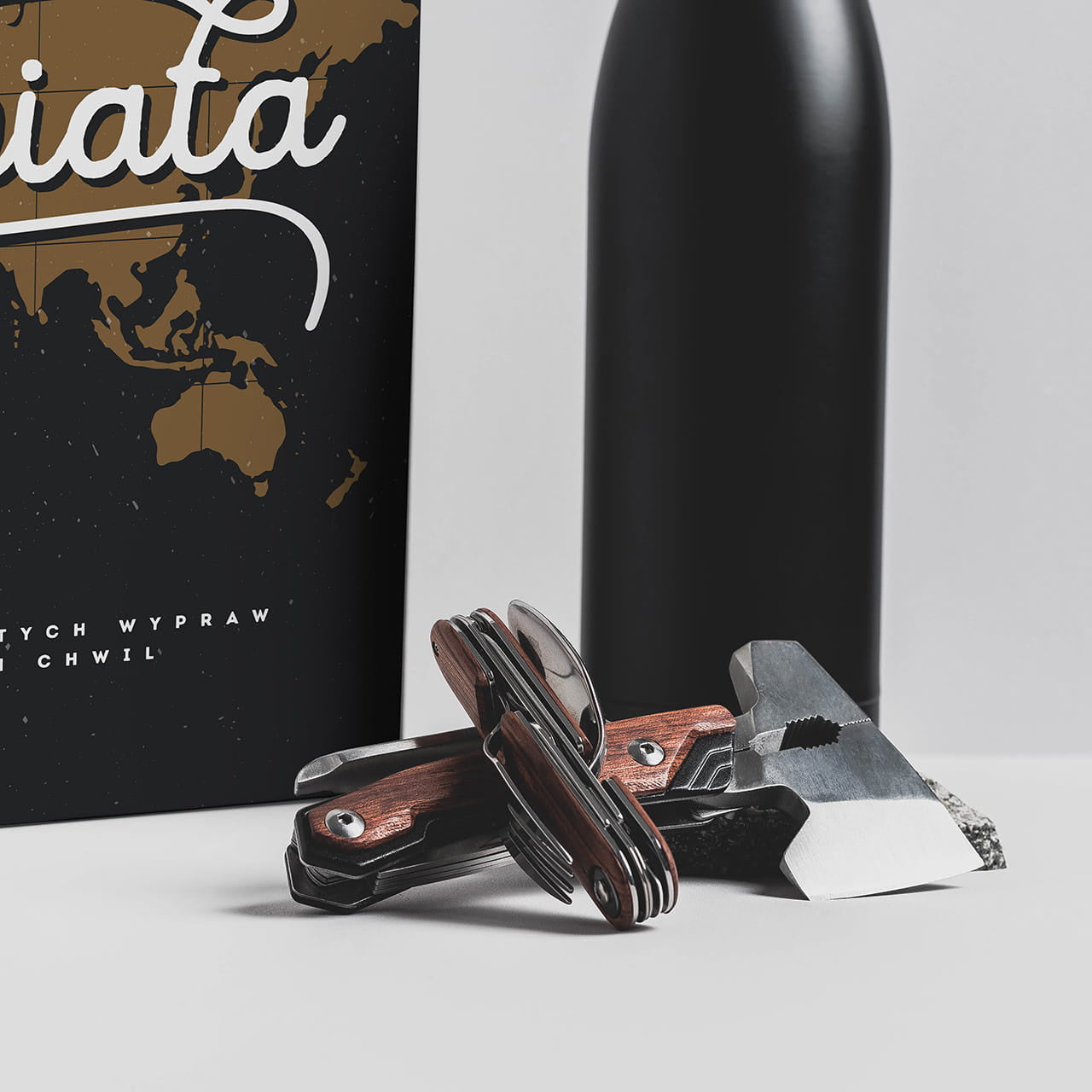 Survivalowy zestaw dla podróżnika zestaw survivalowy prezent dla podróżnika gadżety dla podróżnika