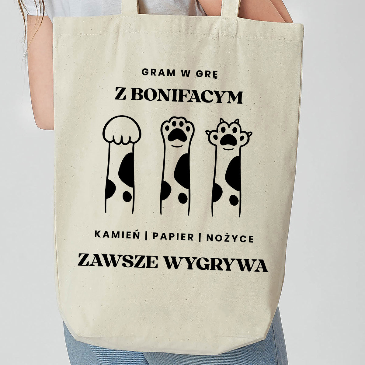 Personalizowana torba na zakupy - prezent dla kociary