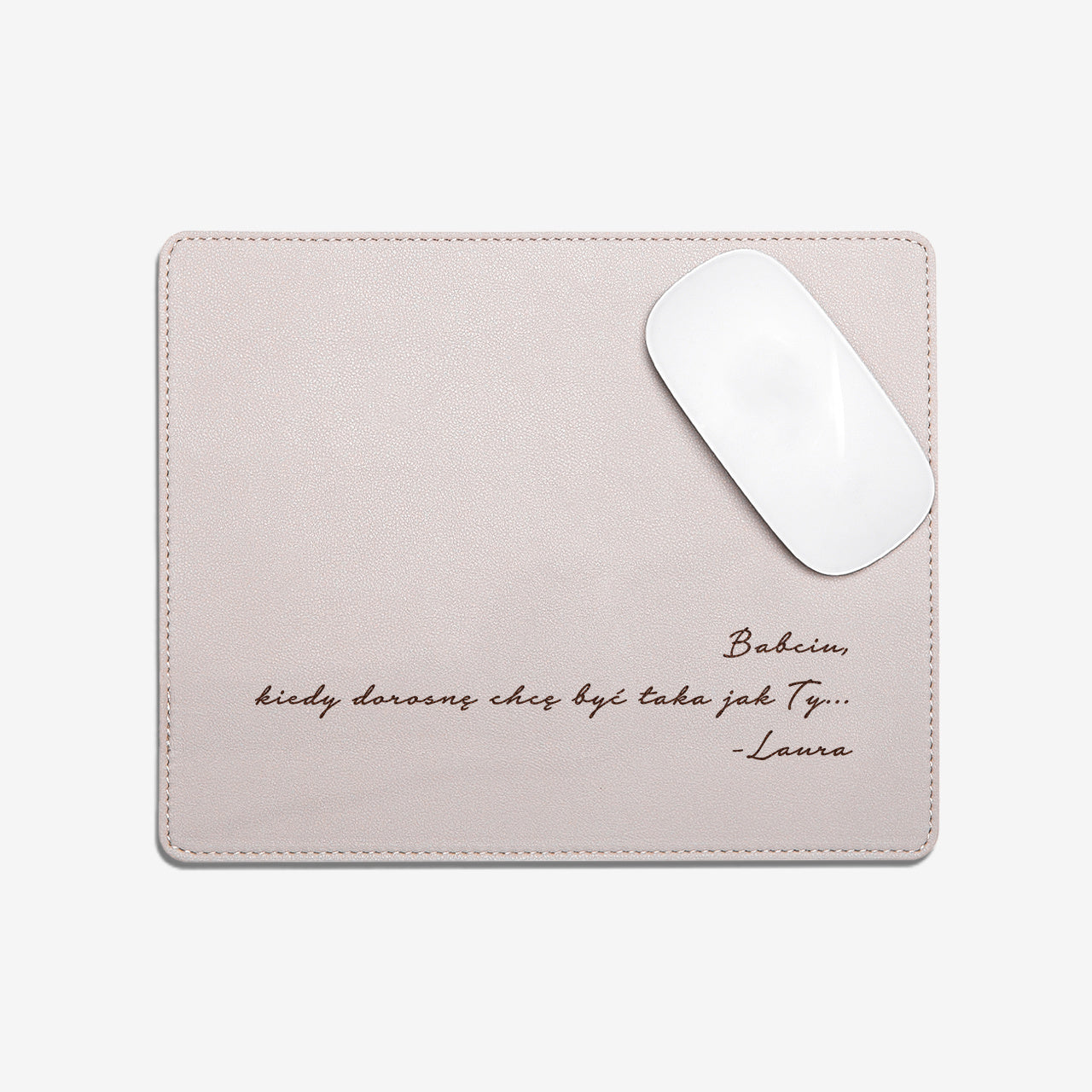 Personalizowana prezent dla babci od wnuczki personalizowana podkładka pod mysz prezent od wnuczki dla babci