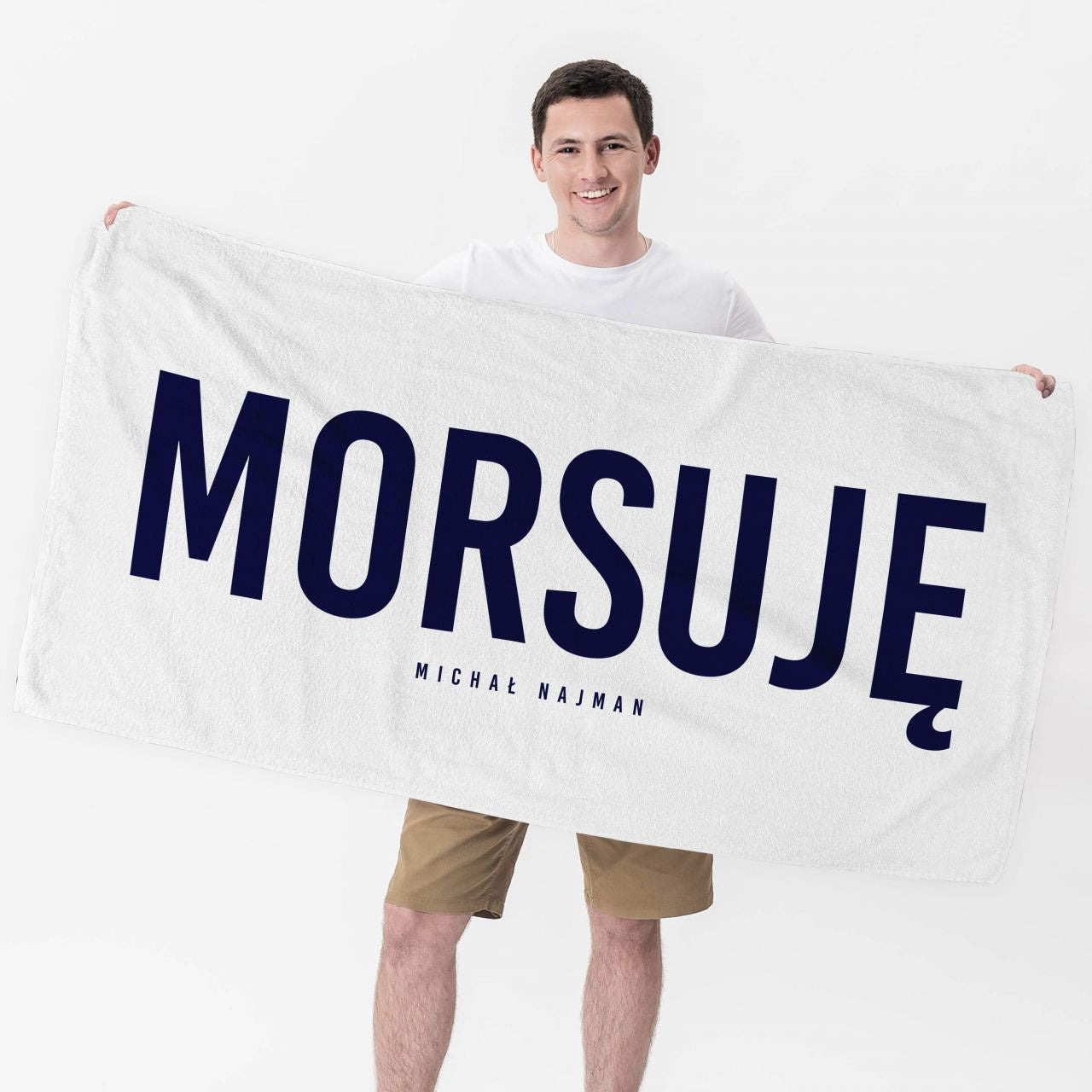 Personalizowany ręcznik - prezent dla morsa ręcznik personalizowany szybkoschnący ręcznik ręcznik dla morsa