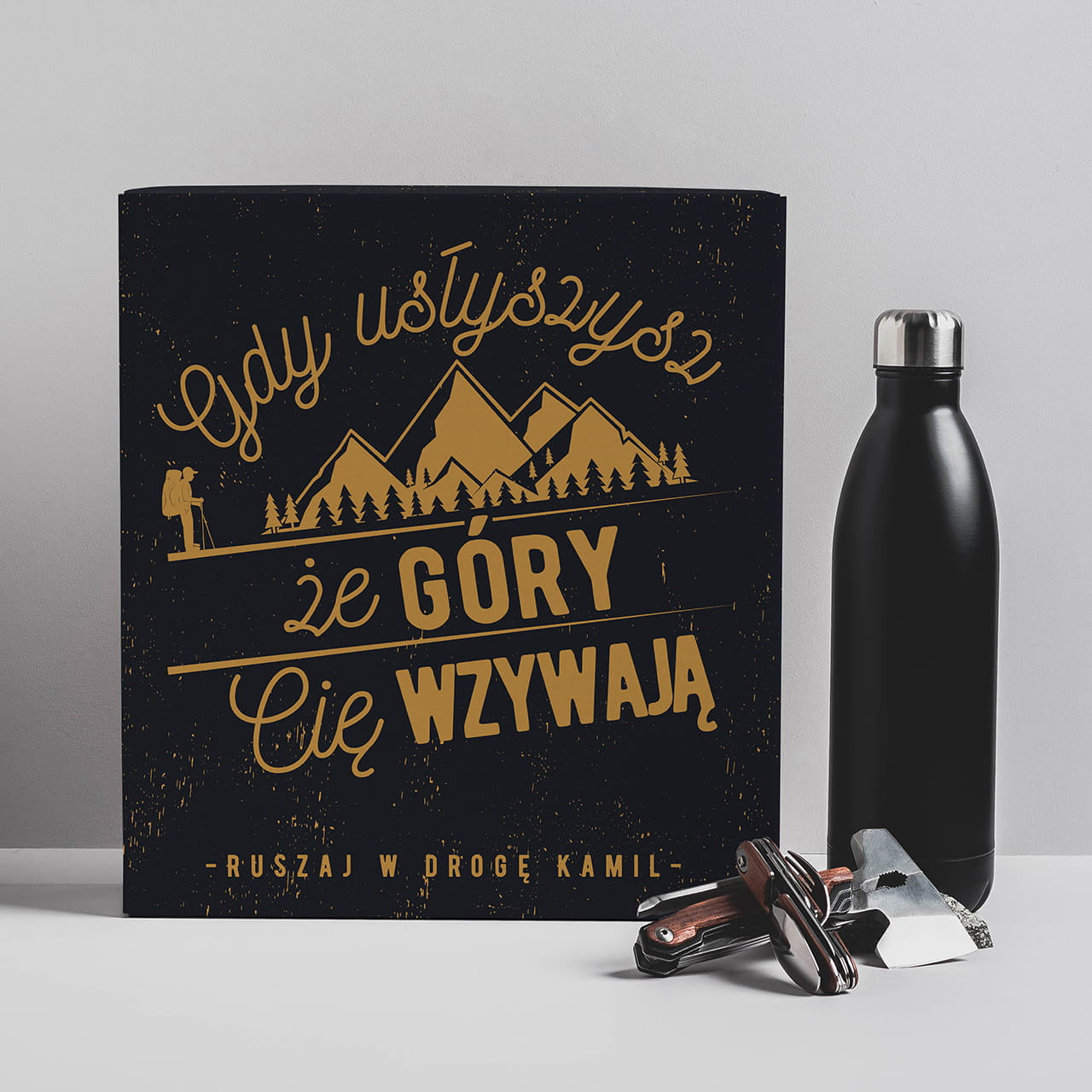 Survivalowy zestaw dla miłośnika gór prezent dla himalaisty praktyczny zestaw outdoorowy zestaw survivalowy