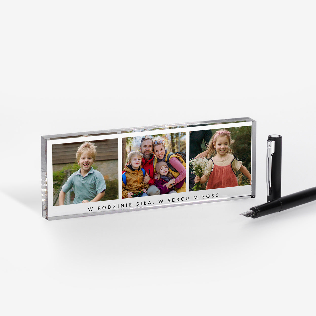 Tabliczka na biurko ze zdjęciami - prezent dla taty upominek dla taty prezent dla taty na Dzień Taty urodziny